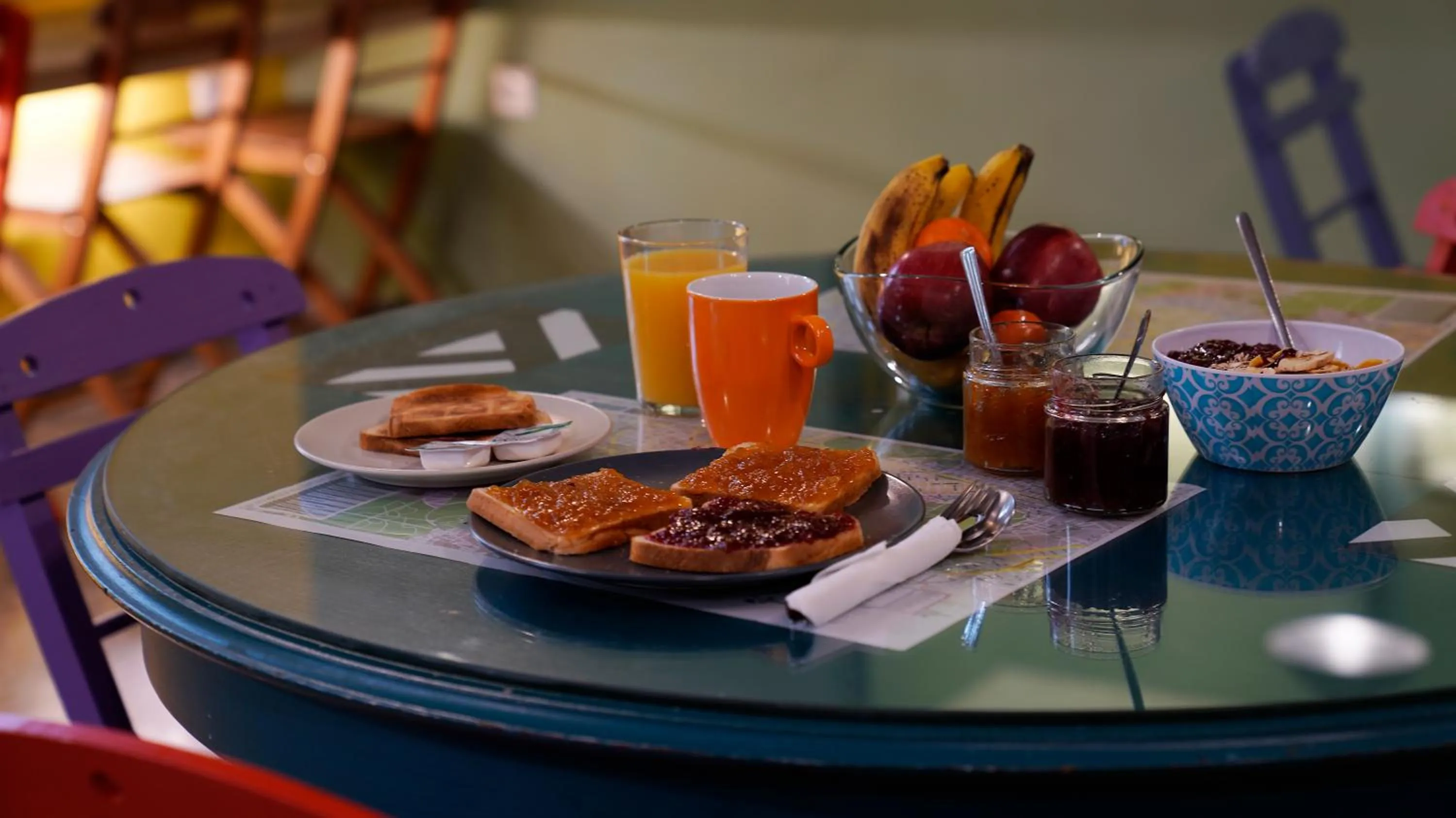 Breakfast in Nubian Hostel