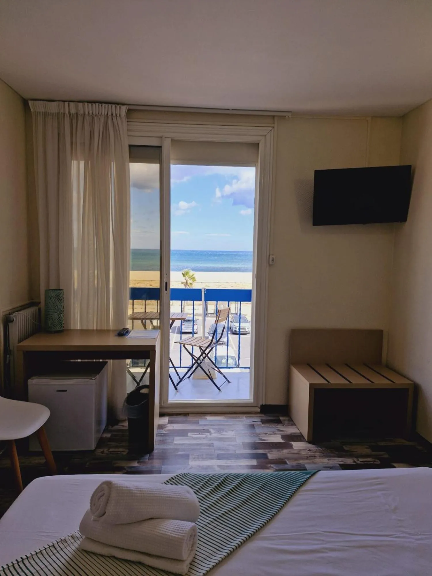 Bed in Hotel de la Plage - Barcares