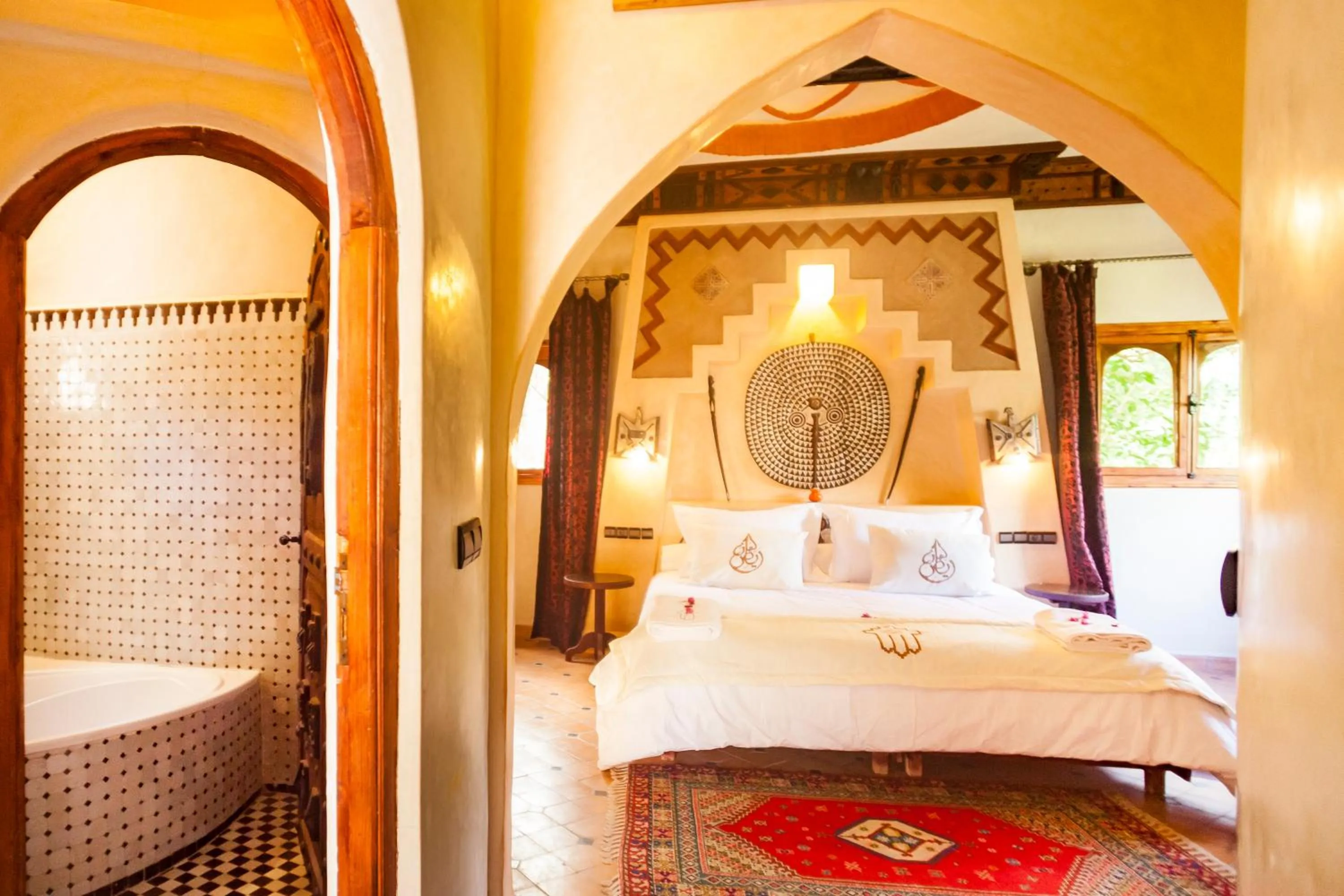 Bedroom in Riad Lamane
