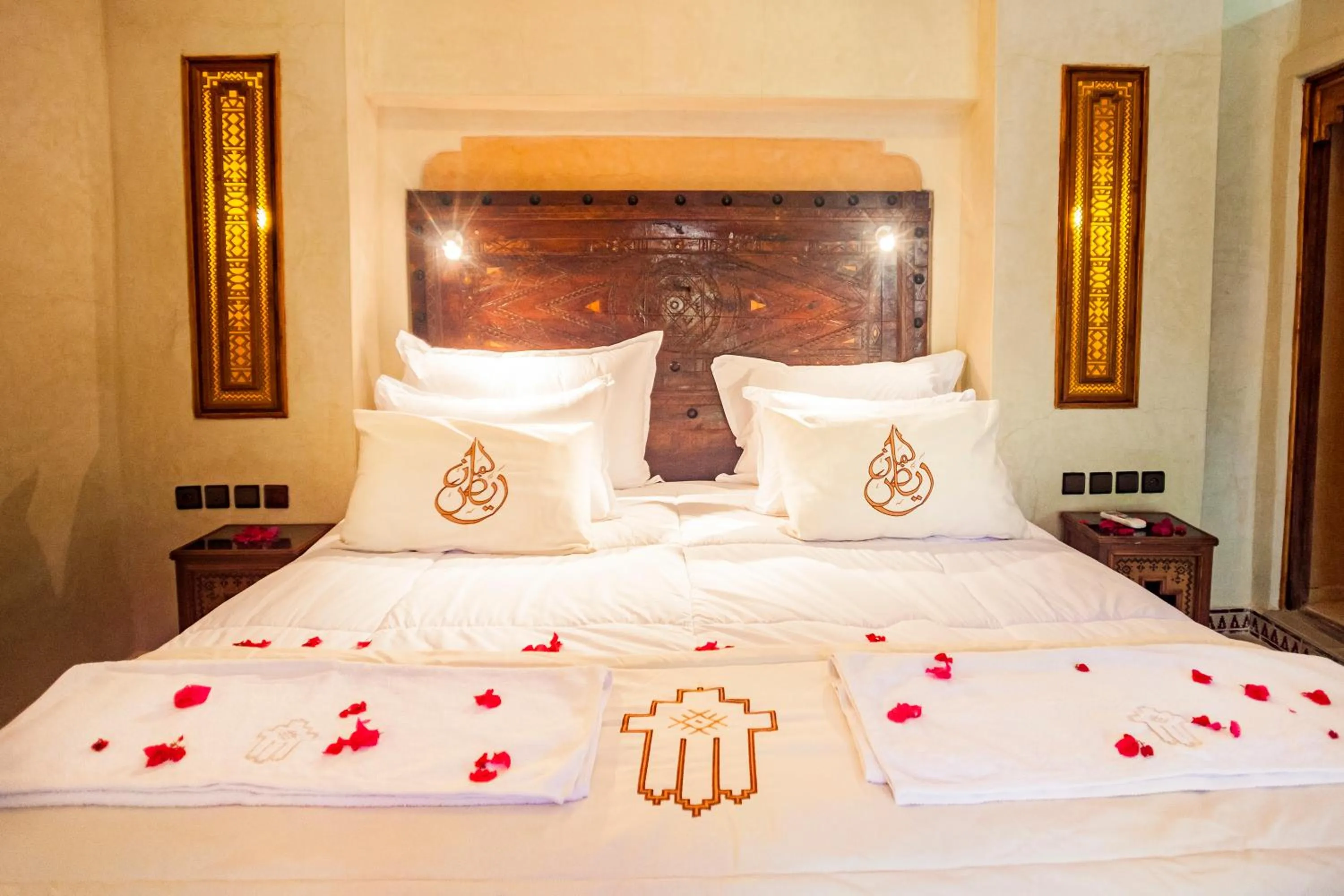 Bed in Riad Lamane