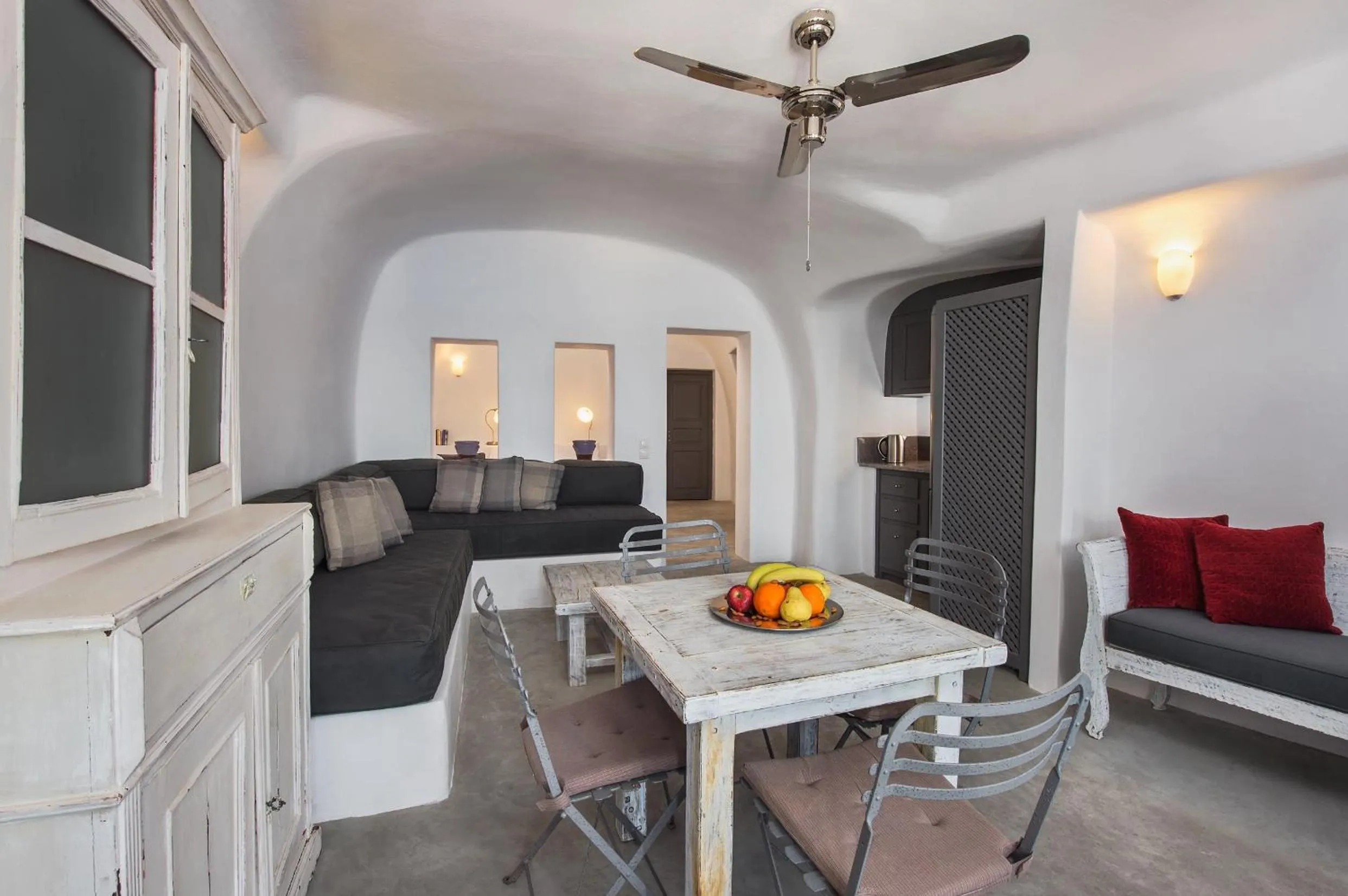 Living room in Theodora Suites