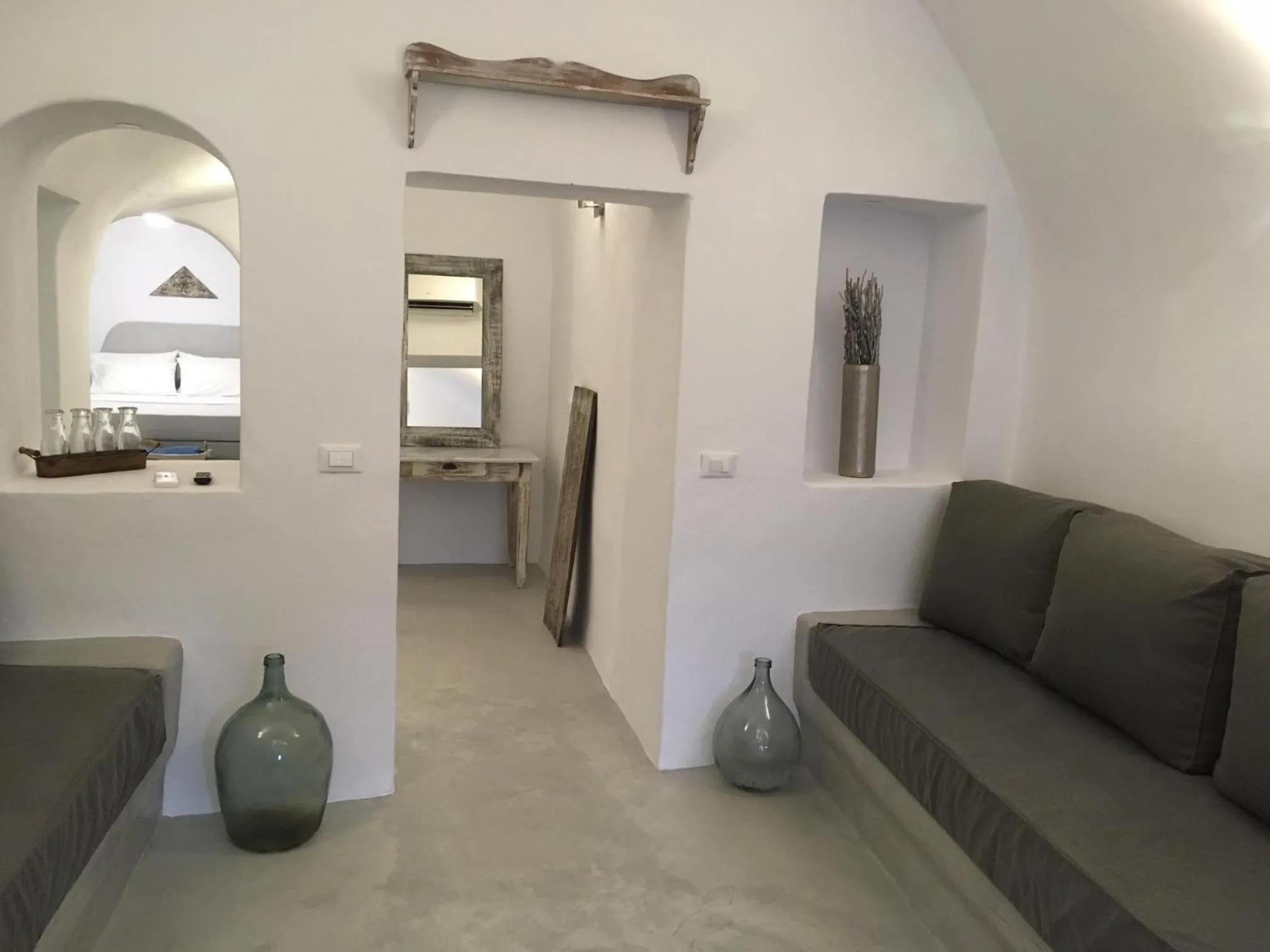 Living room in Theodora Suites