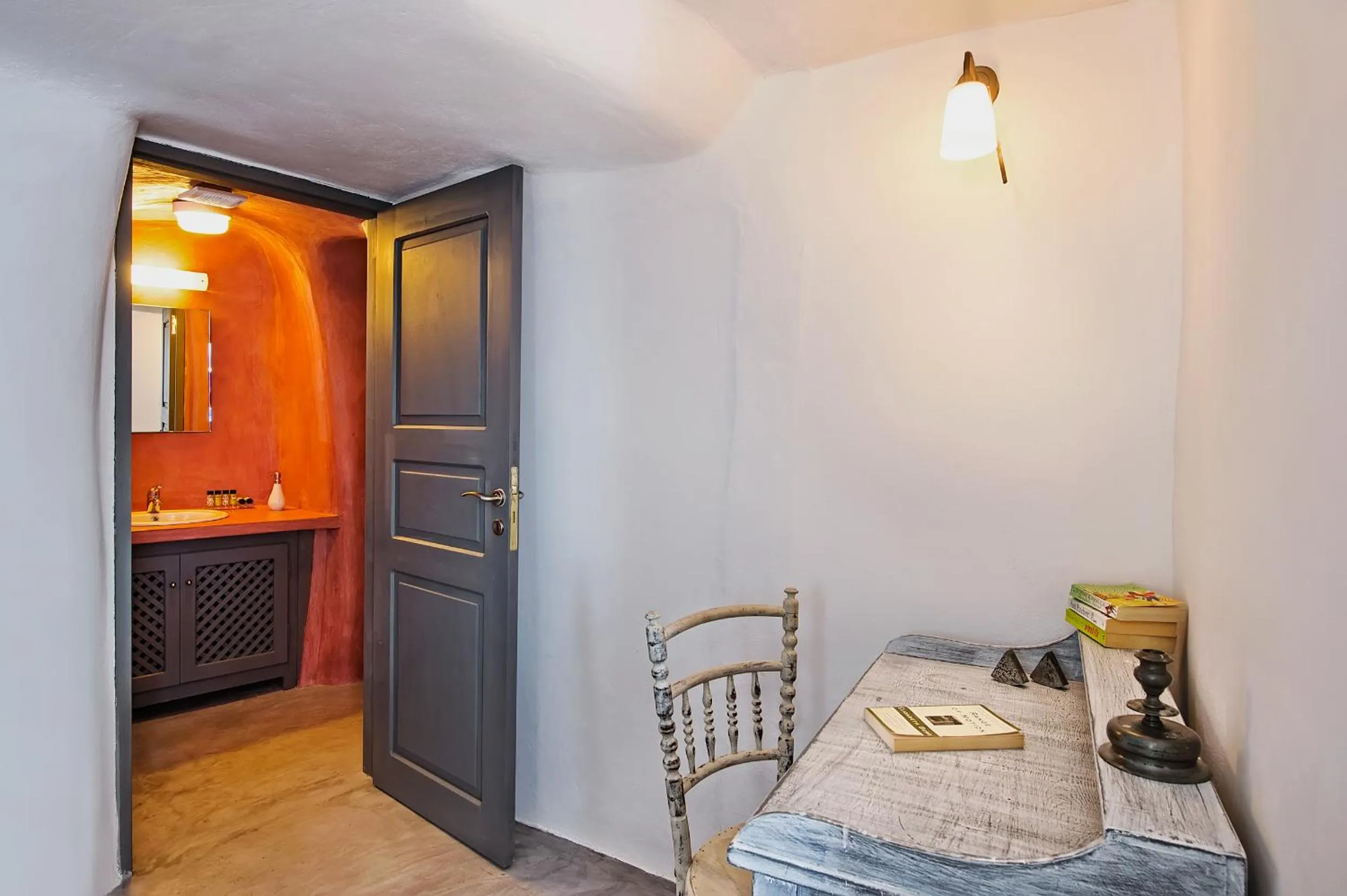 Seating area in Theodora Suites