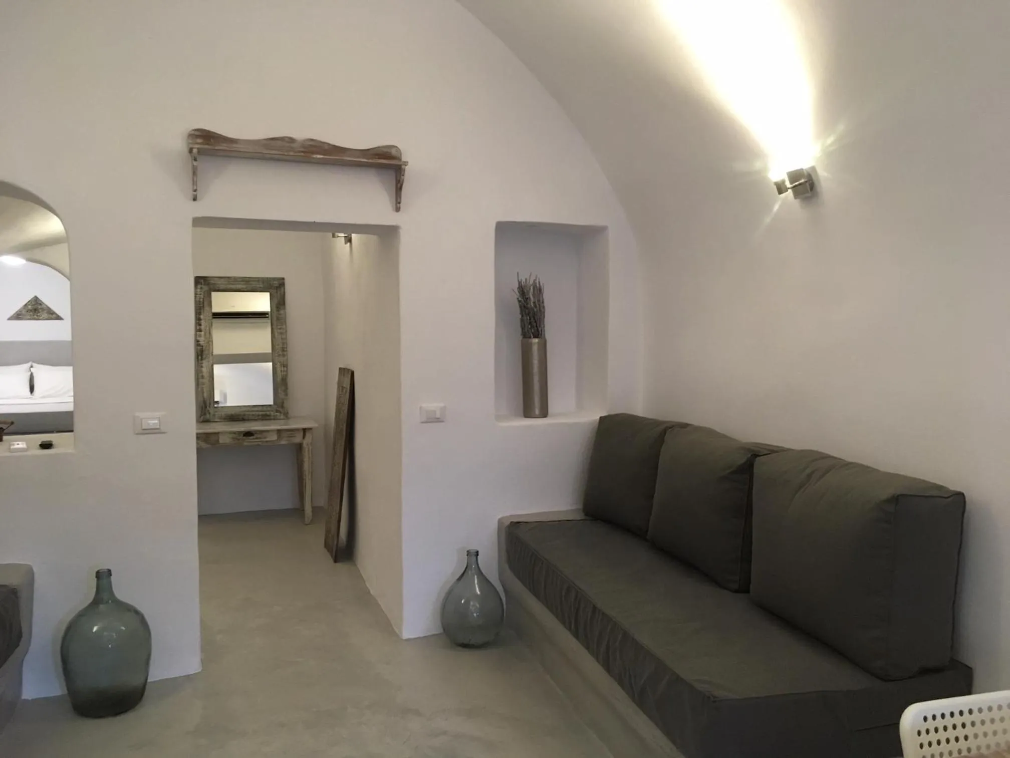 Living room in Theodora Suites