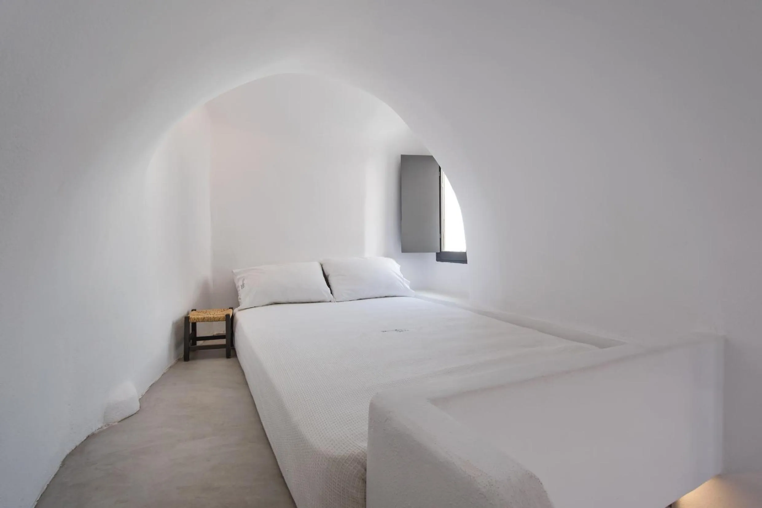 Bed in Theodora Suites