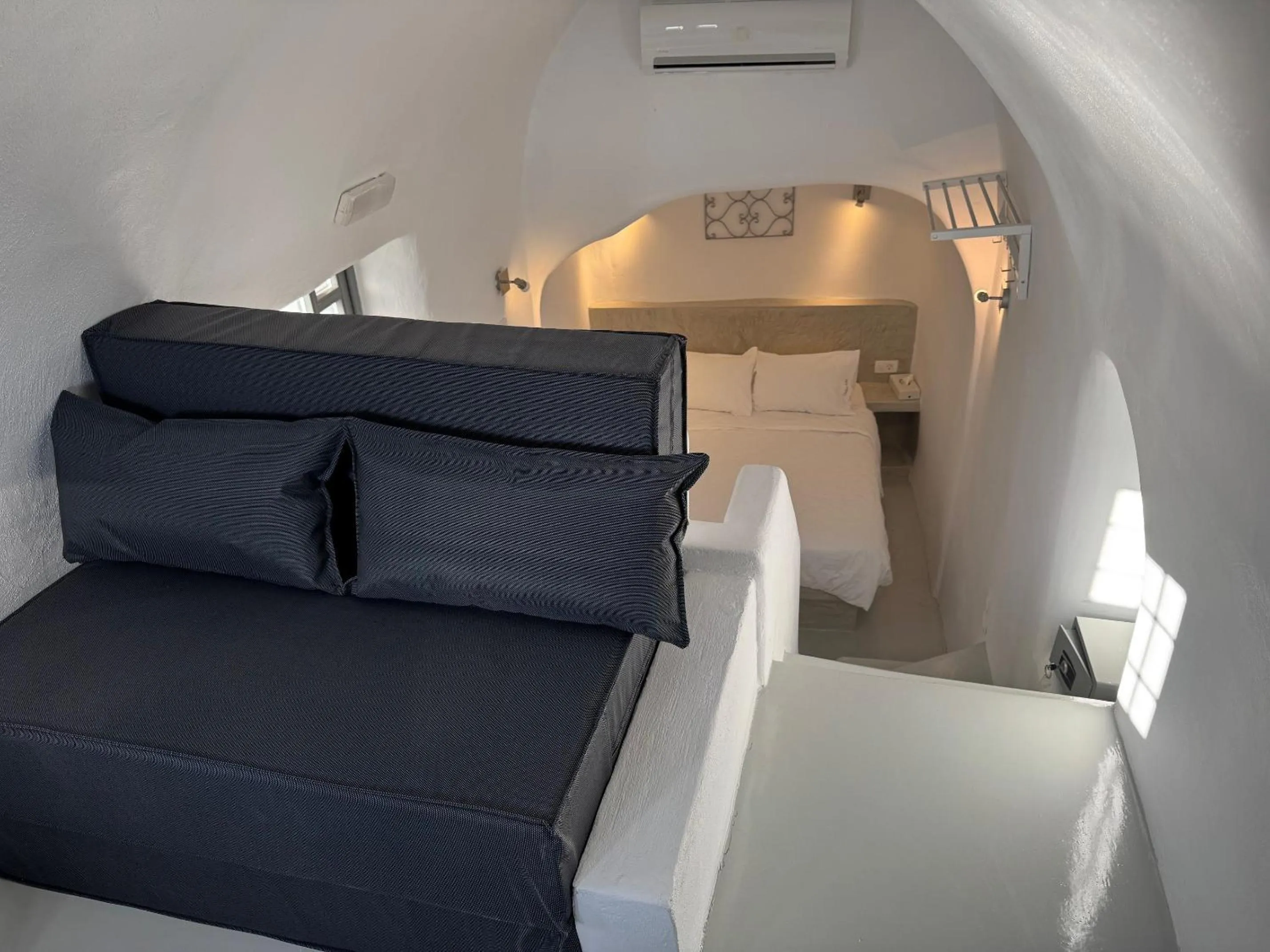 Bed in Theodora Suites