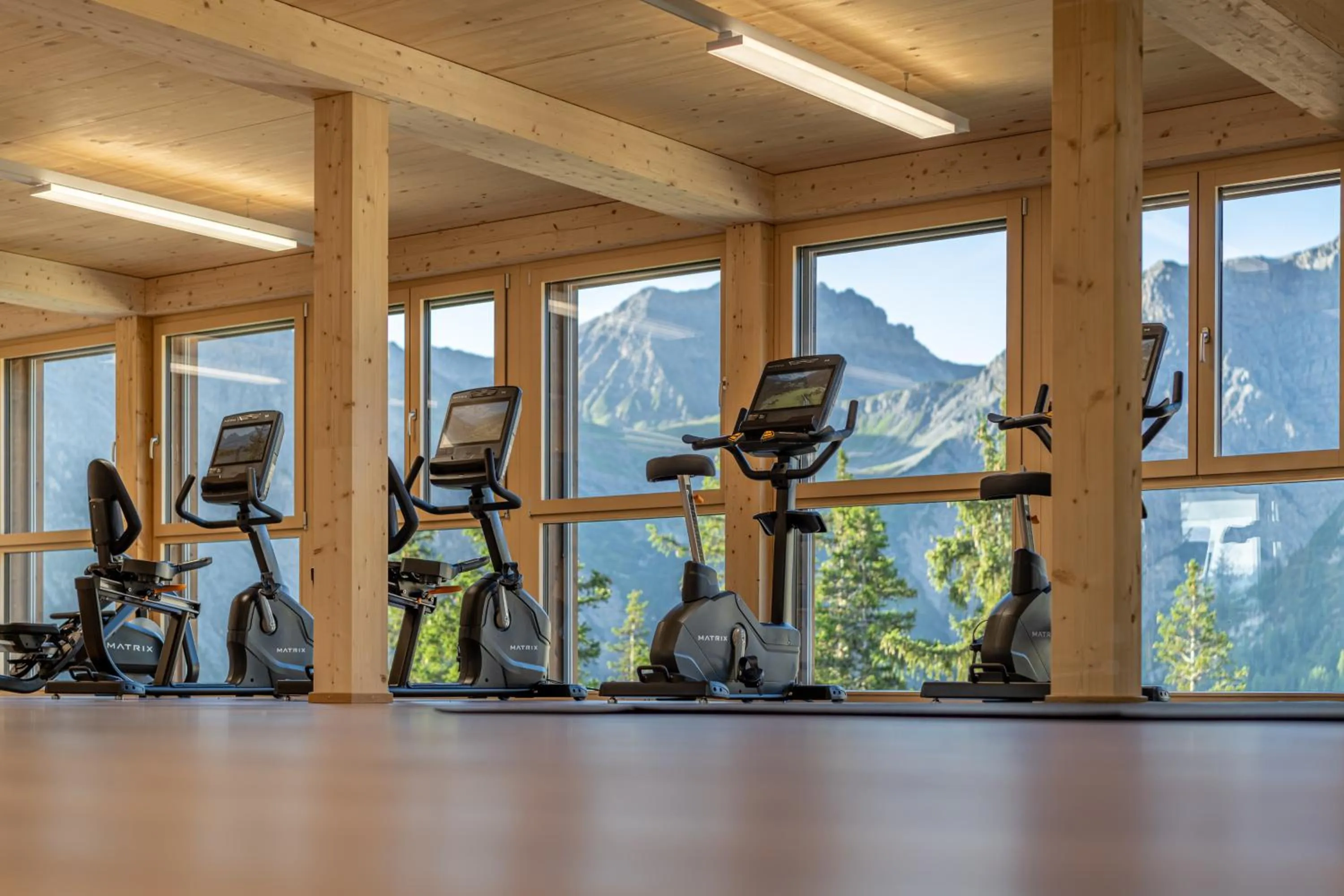 Fitness centre/facilities in Waldhotel Arosa