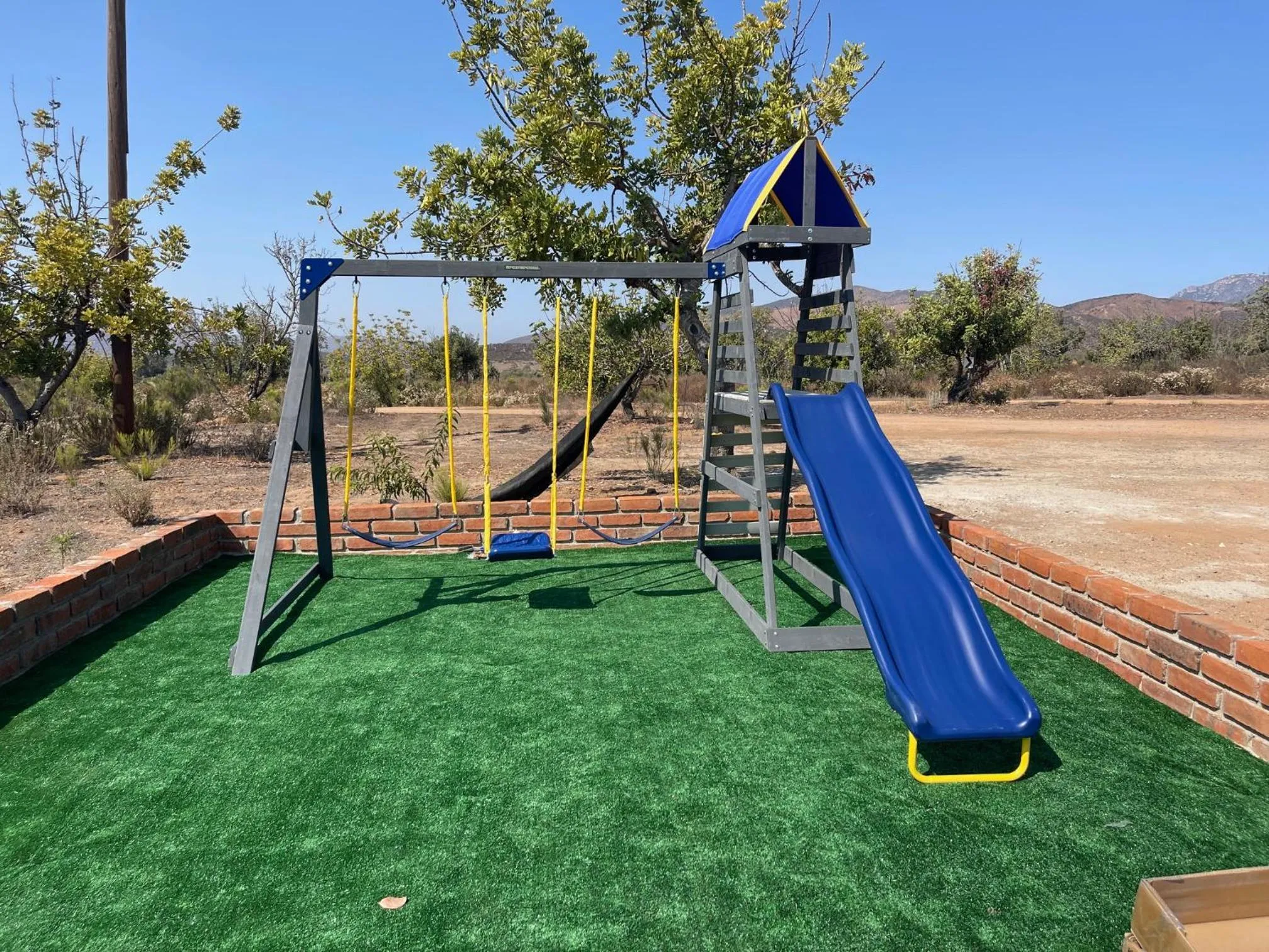 Children play ground in Las Orquideas
