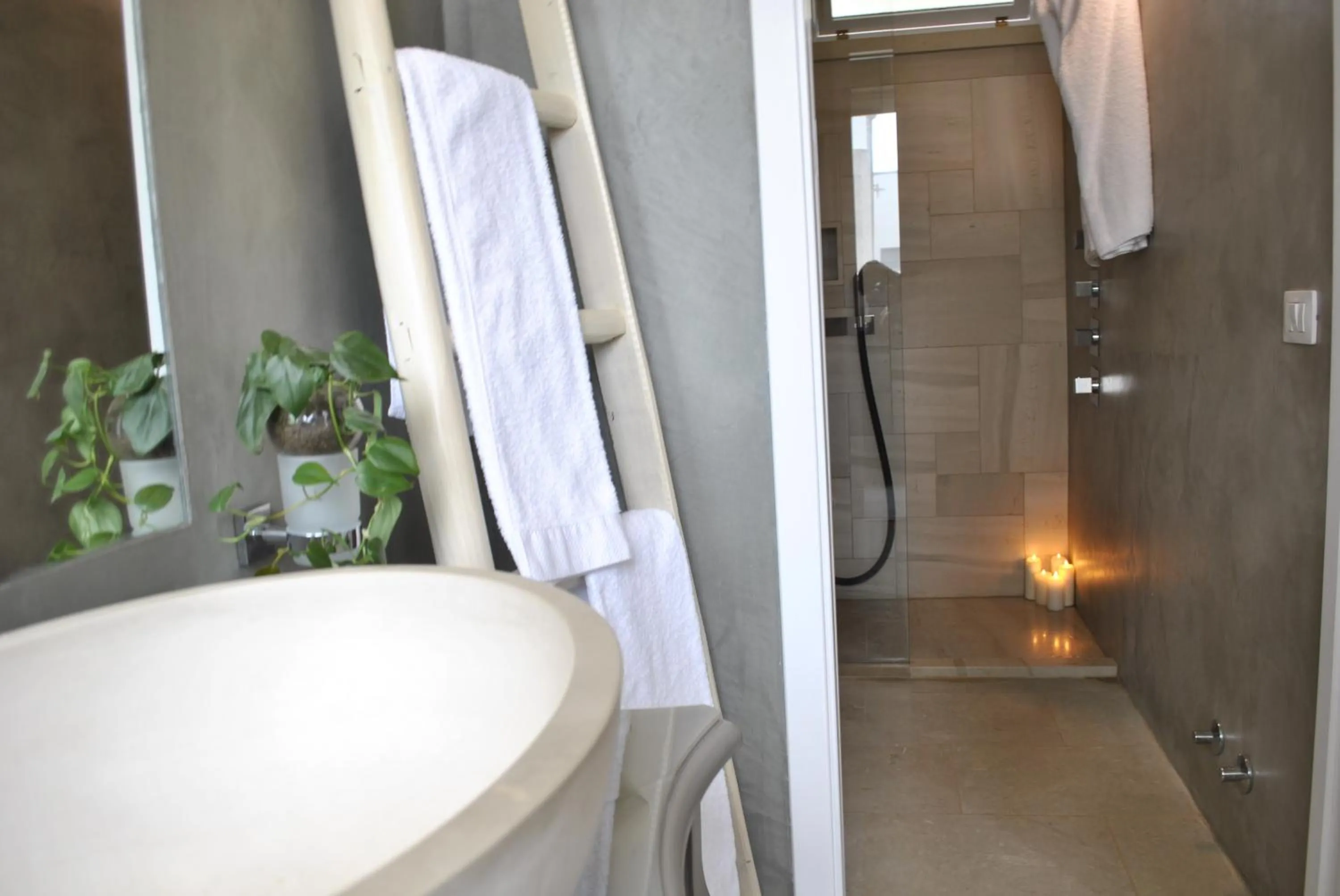 Bathroom in Masseria Panareo