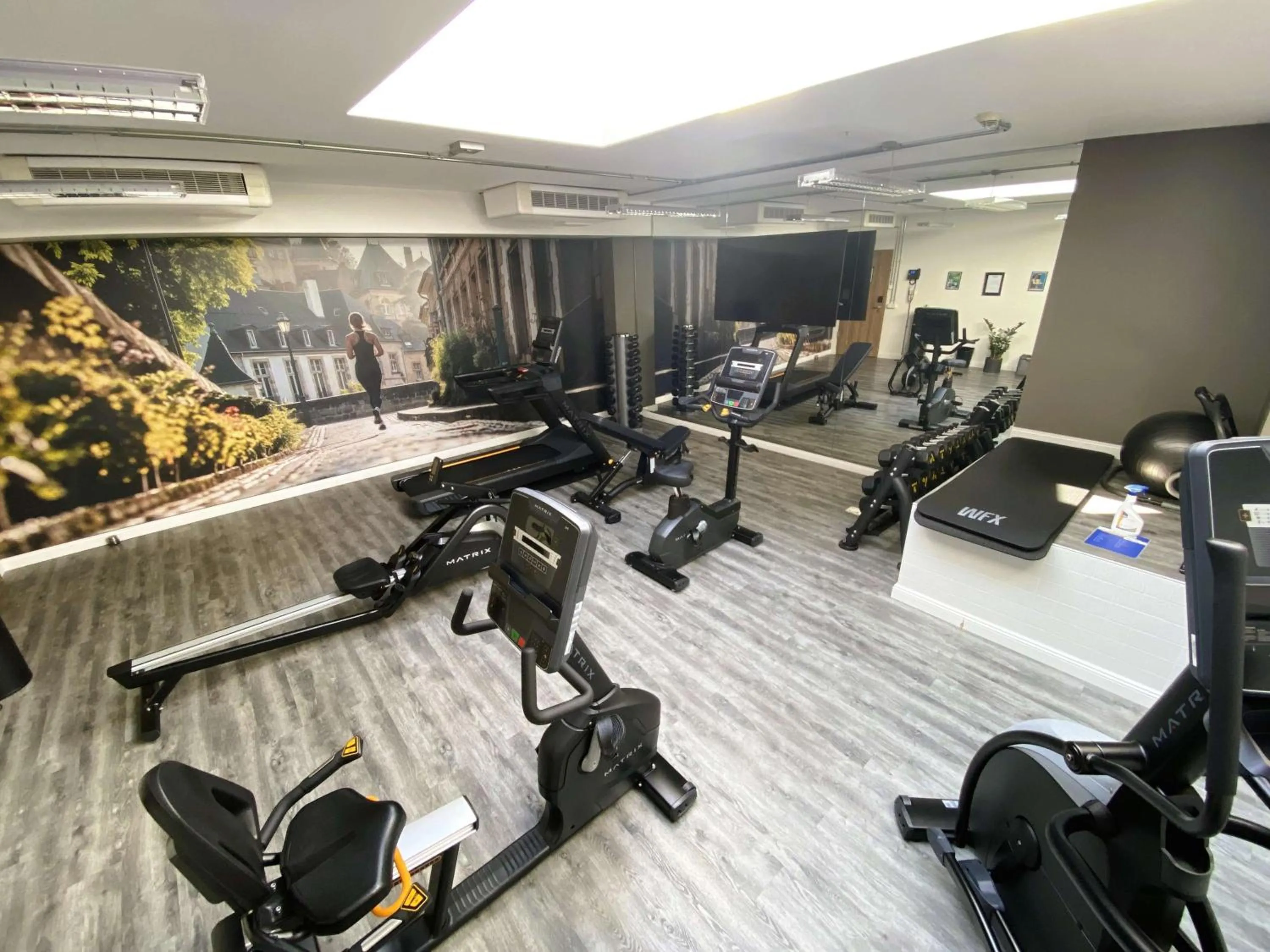 Fitness centre/facilities in Park Inn by Radisson Luxembourg City