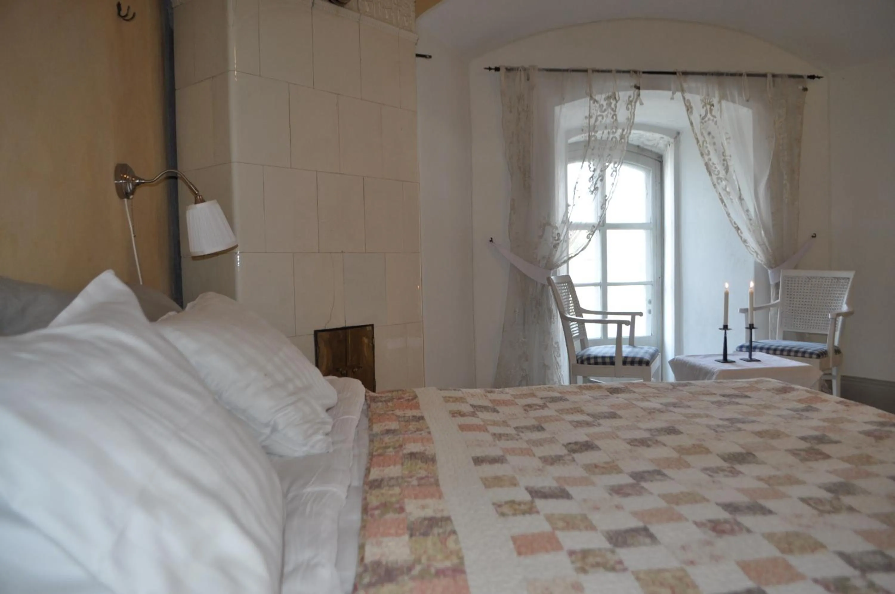 Bed in Kastellet Bed & Breakfast