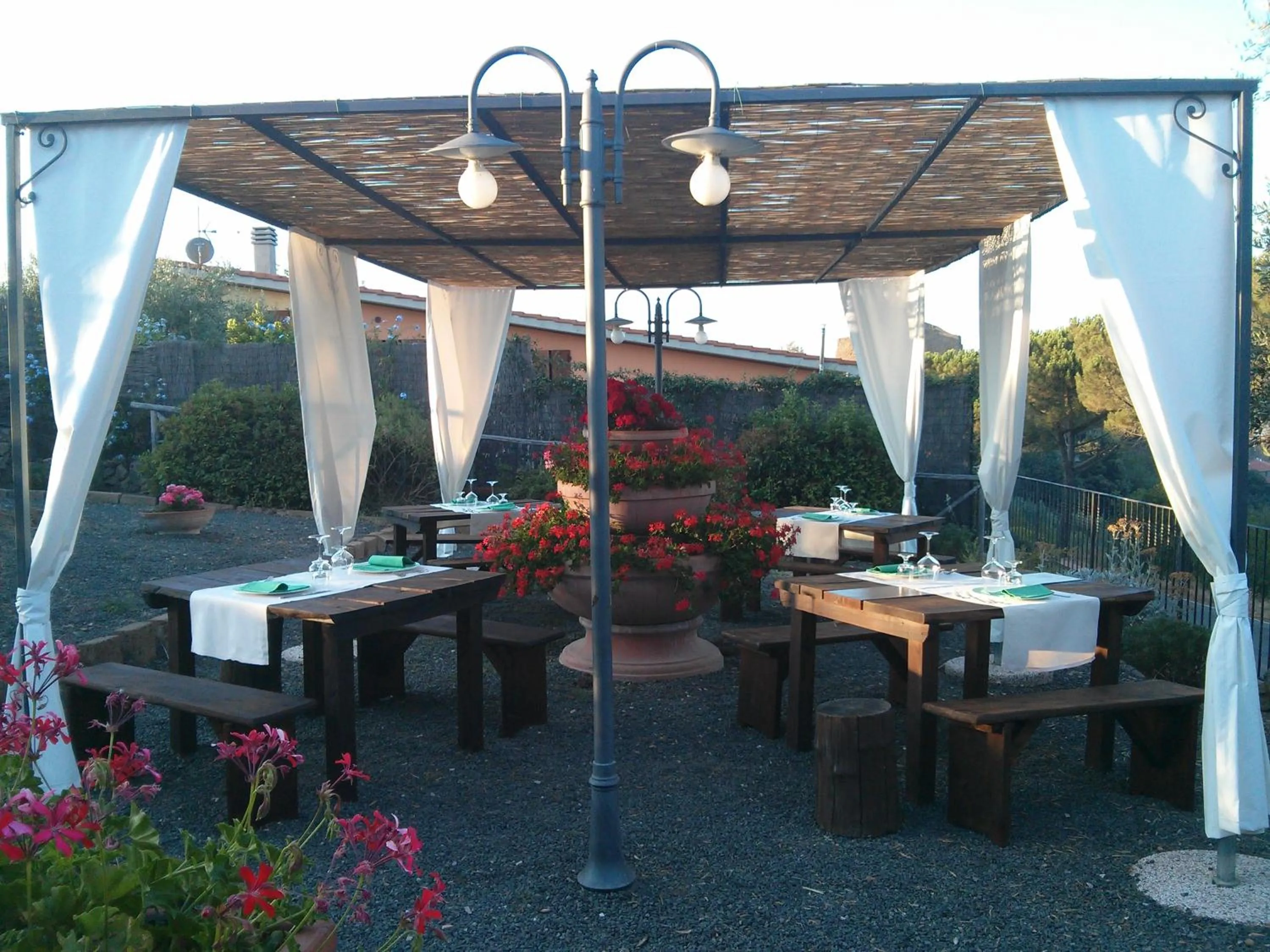 Patio in Locanda Mossa Dei Barbari