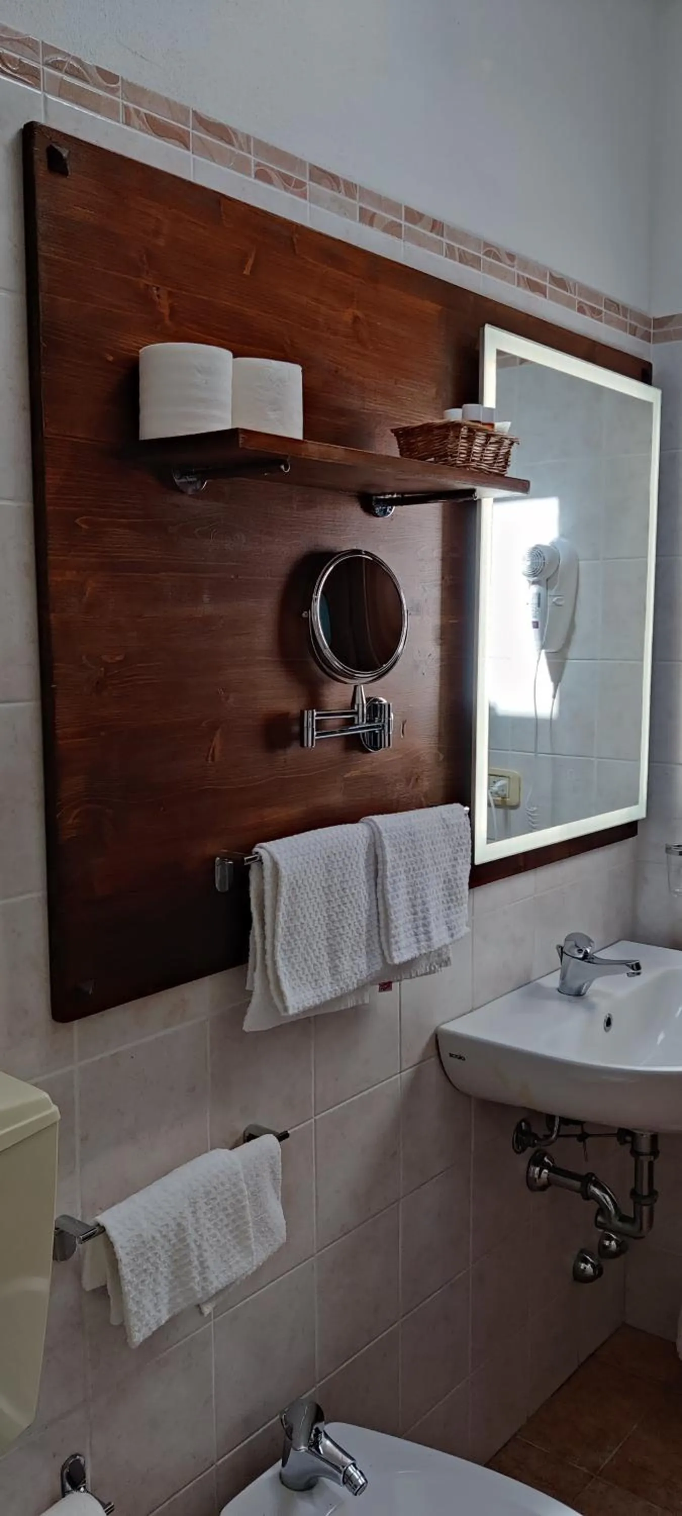 Bathroom in Locanda Mossa Dei Barbari