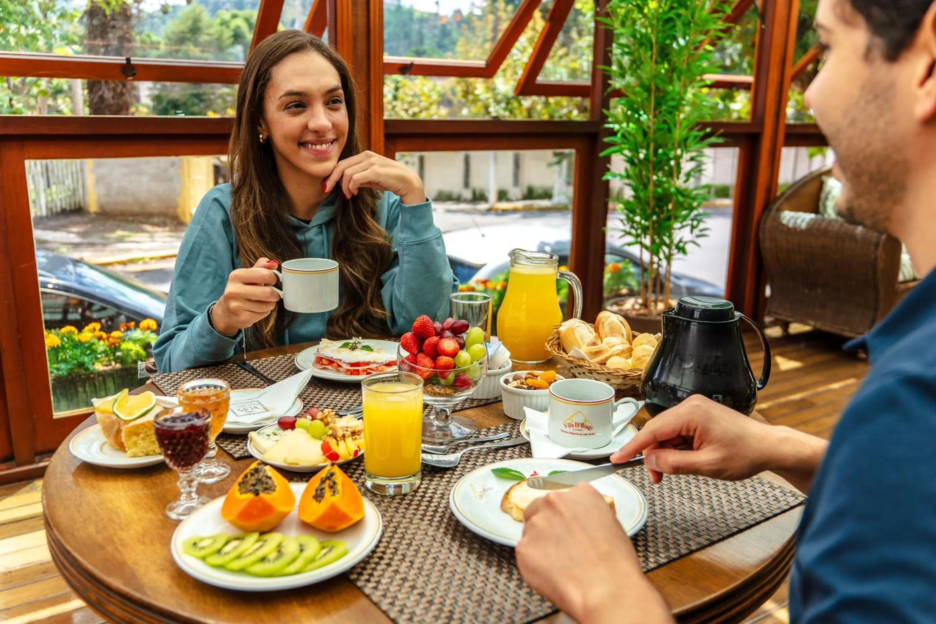 Breakfast in Pousada D'Biagy Raízes