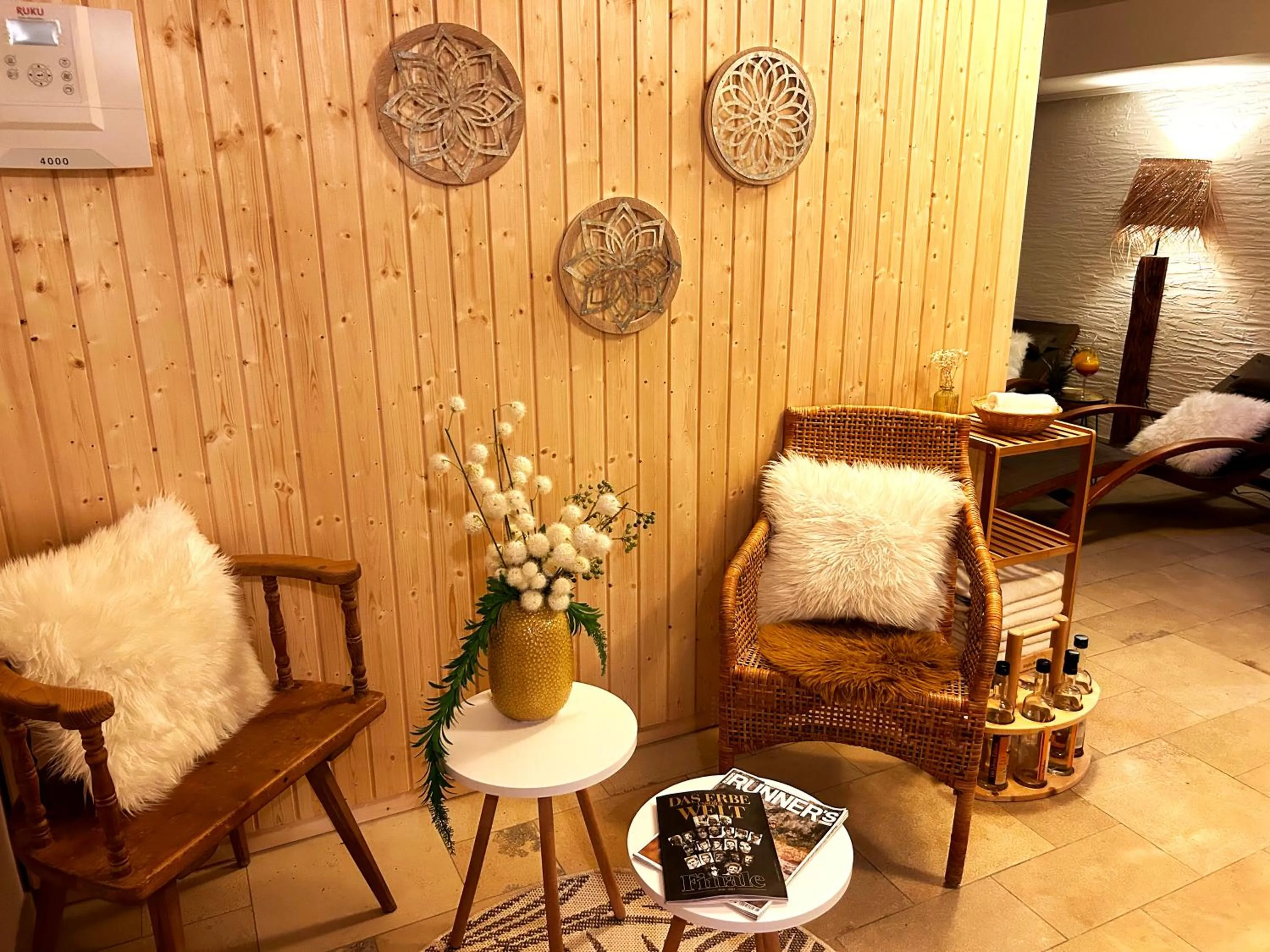 Sauna, Bed in Am Zehntstadl Hotel & Sauna