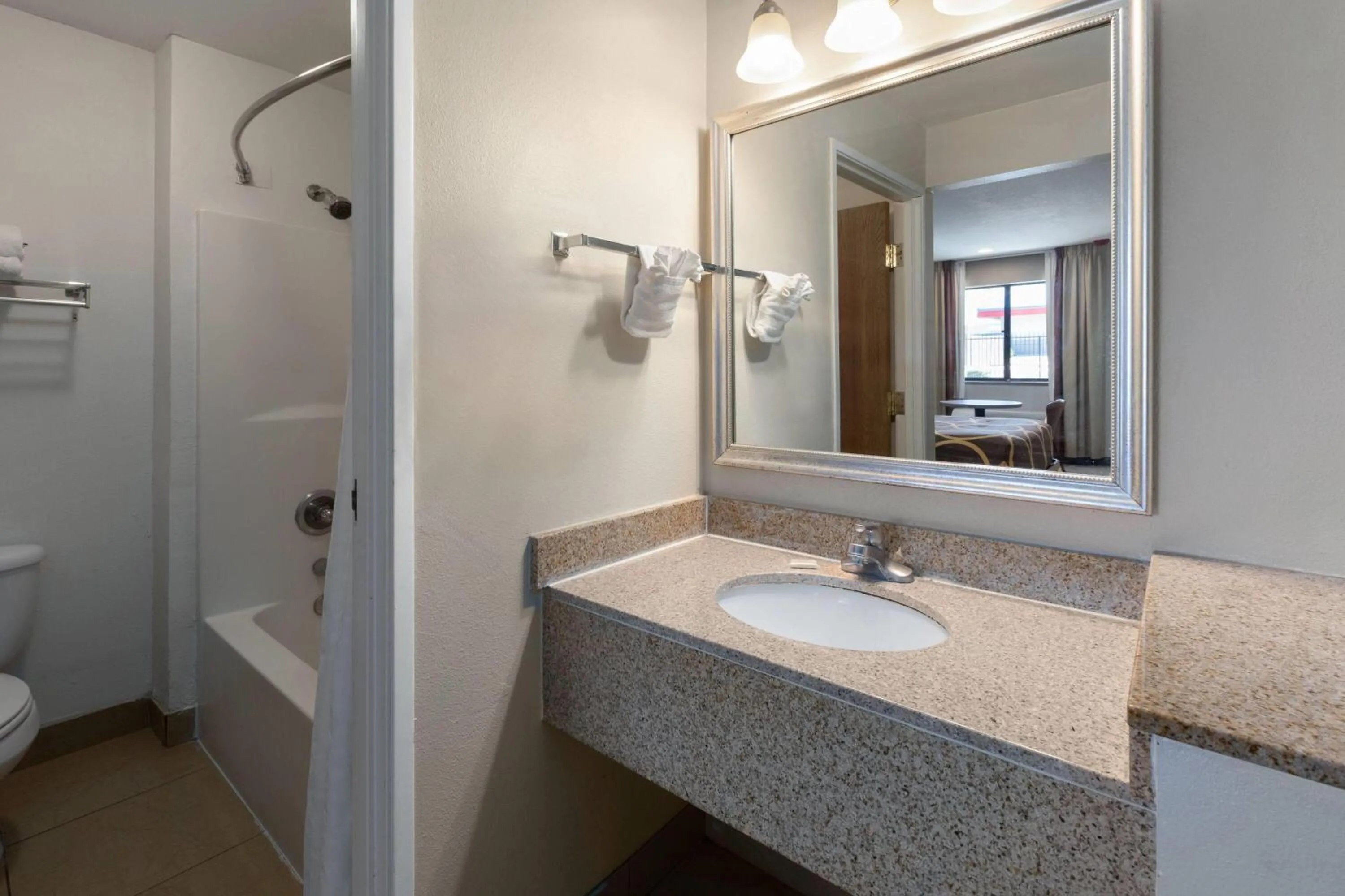 Bathroom in Super 8 by Wyndham Tucson/Grant Road Area AZ