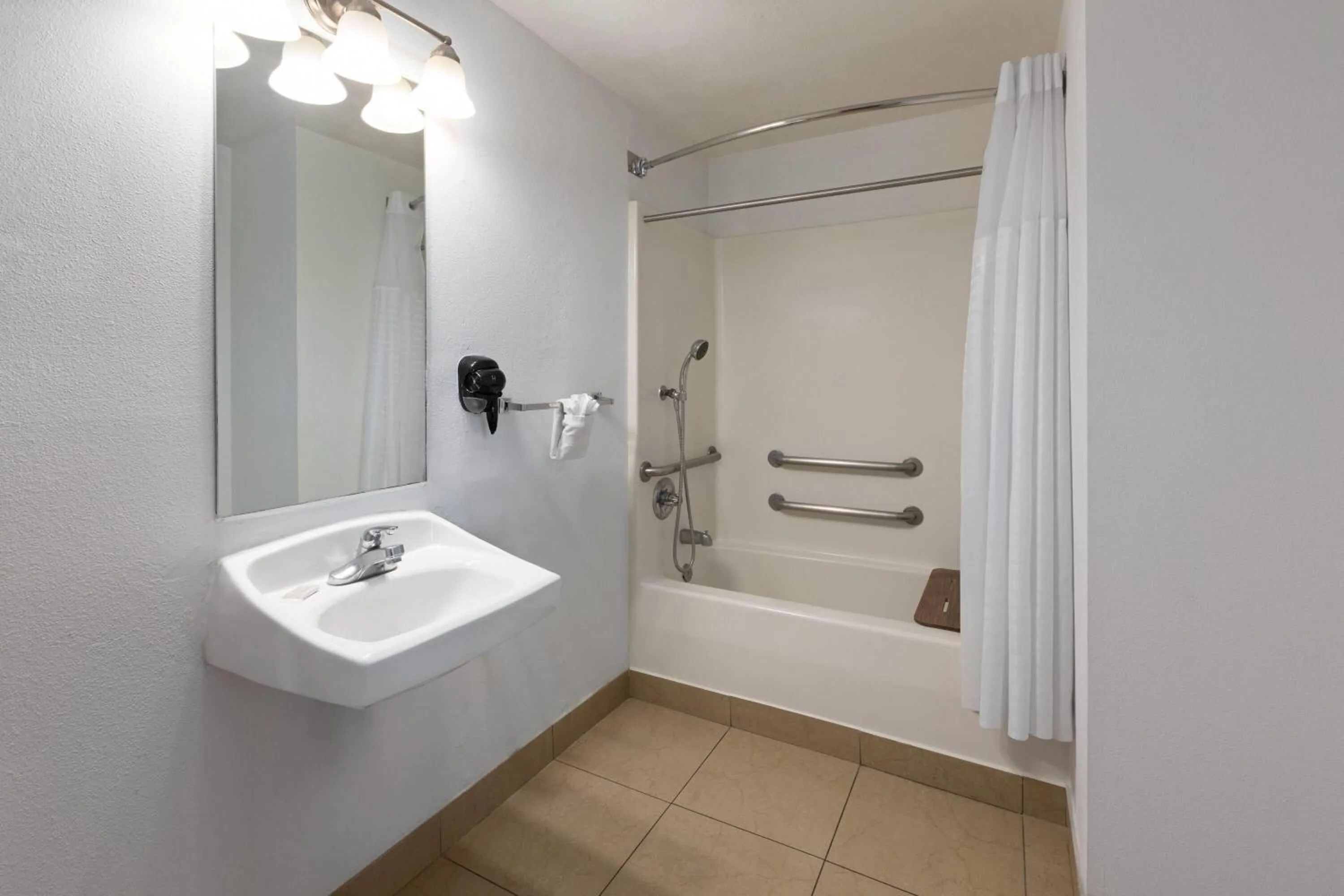 Bathroom in Super 8 by Wyndham Tucson/Grant Road Area AZ