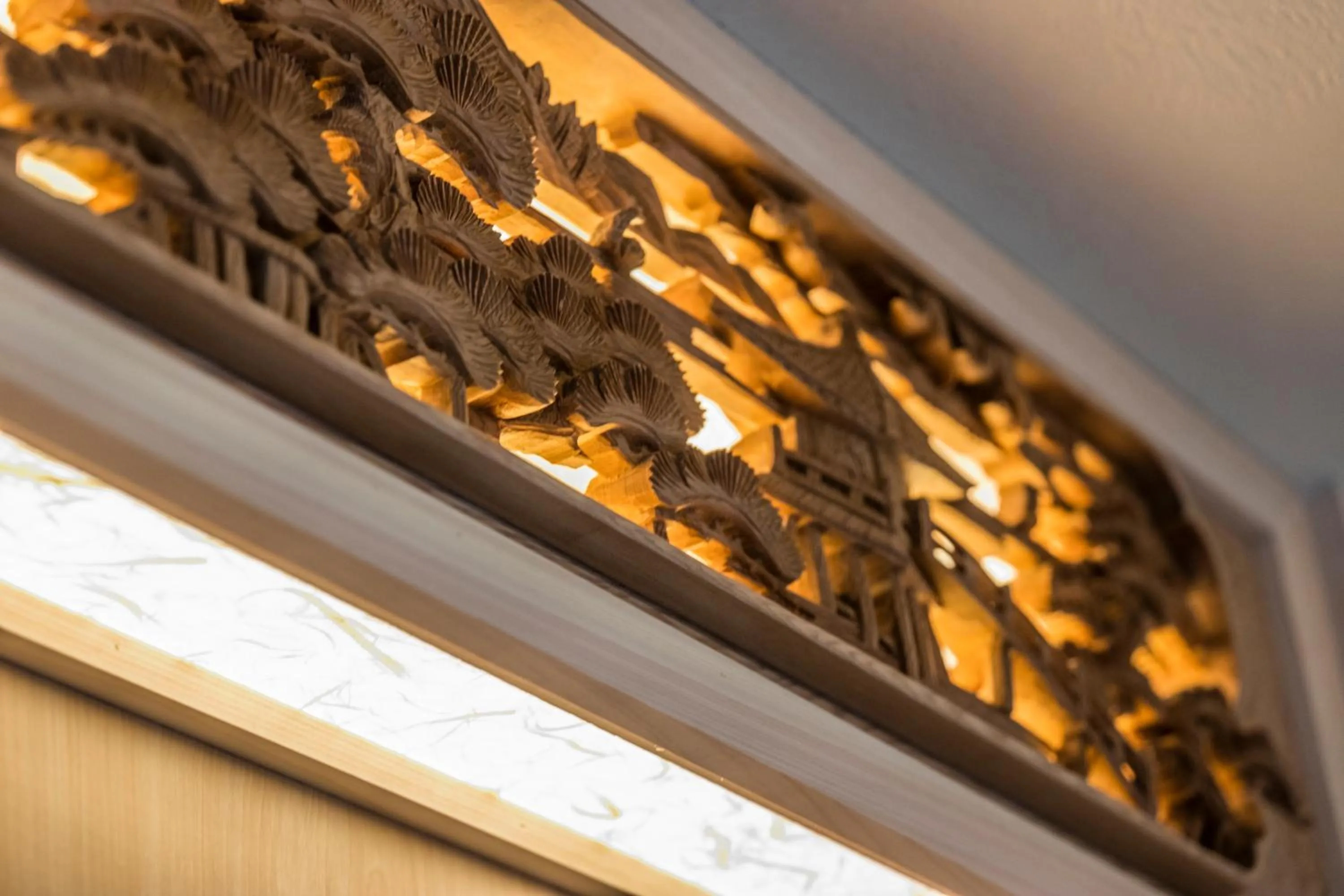 Decorative detail in Hotel Alza Kyoto