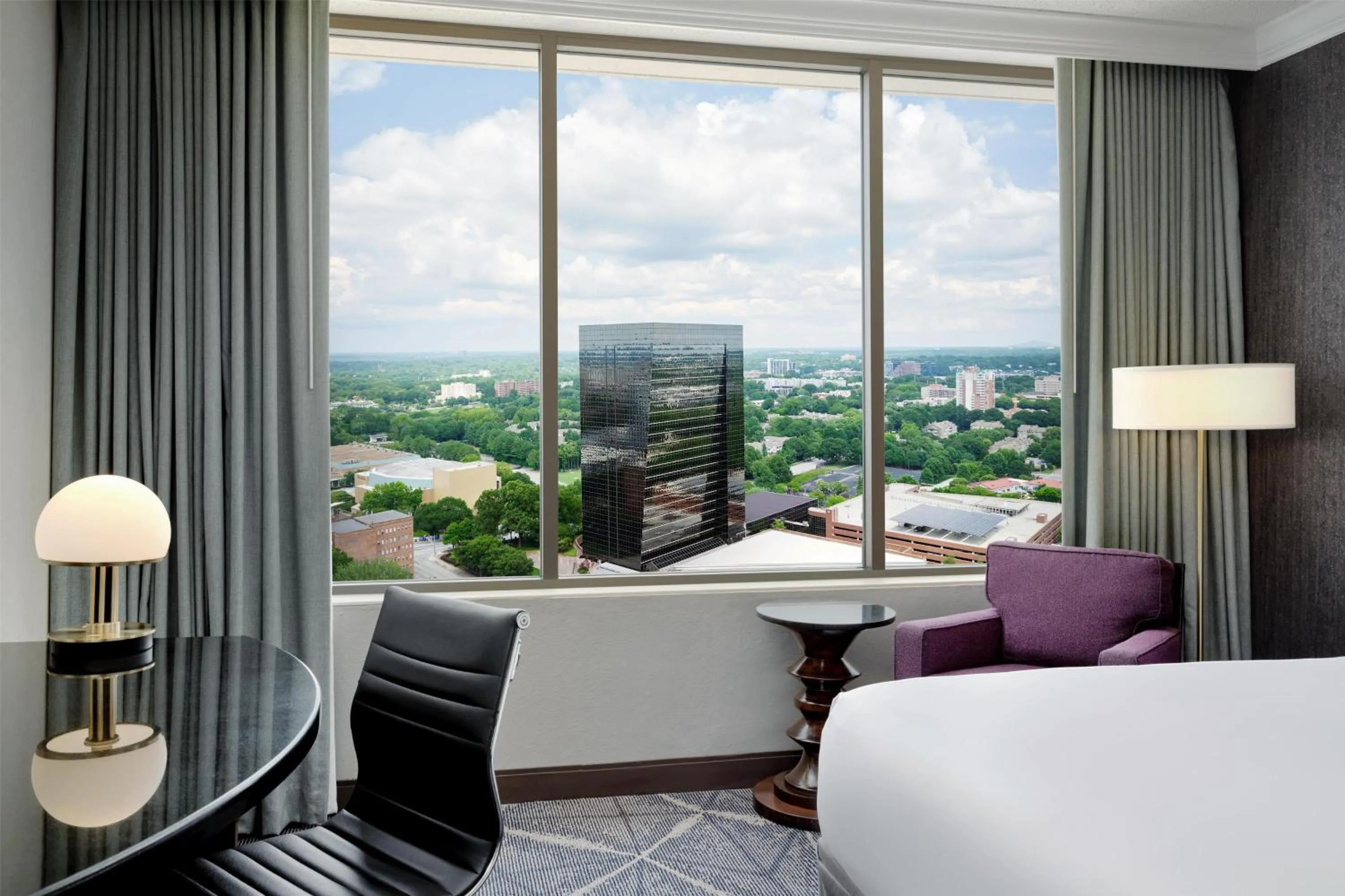 Bed in Hilton Atlanta