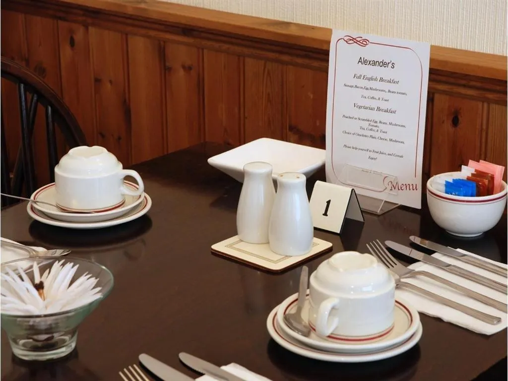 Dining area in Alexanders