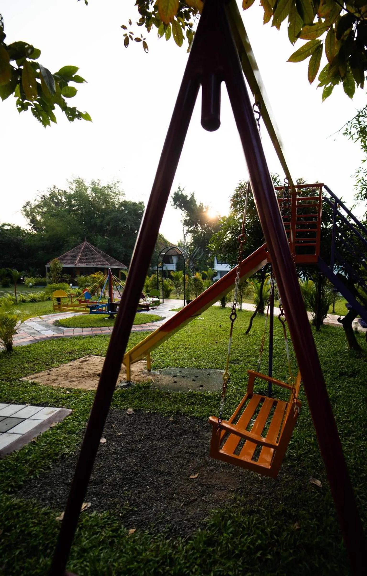 Children play ground in Nihara Resort and Spa Cochin