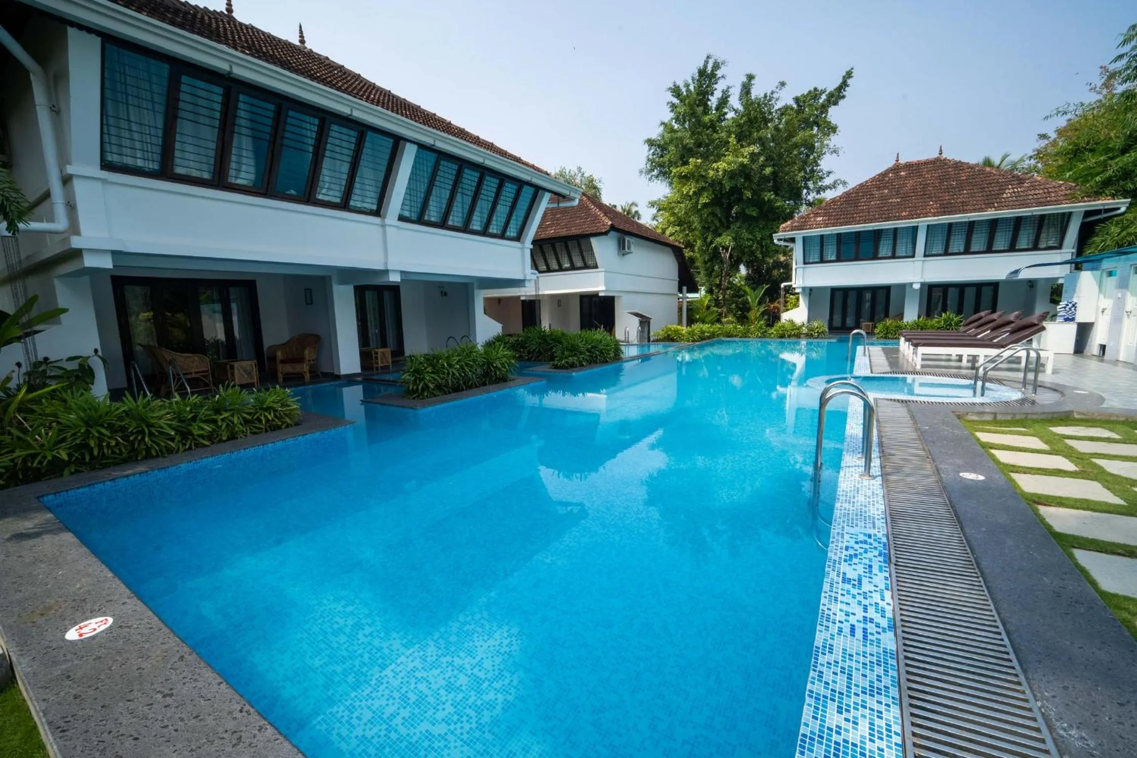 Swimming pool in Nihara Resort and Spa Cochin
