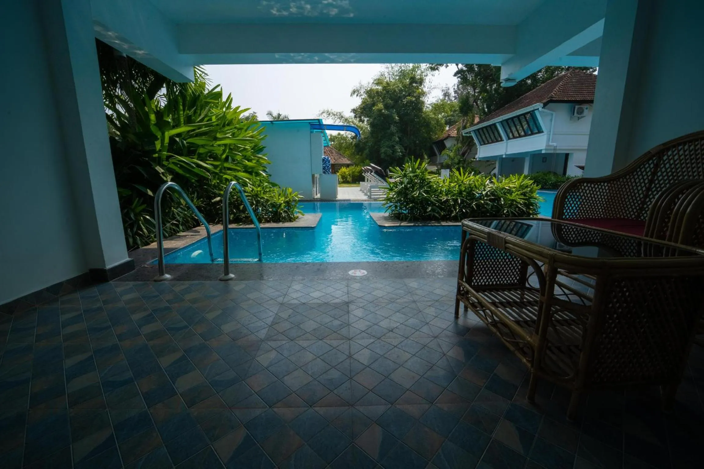 Swimming pool in Nihara Resort and Spa Cochin