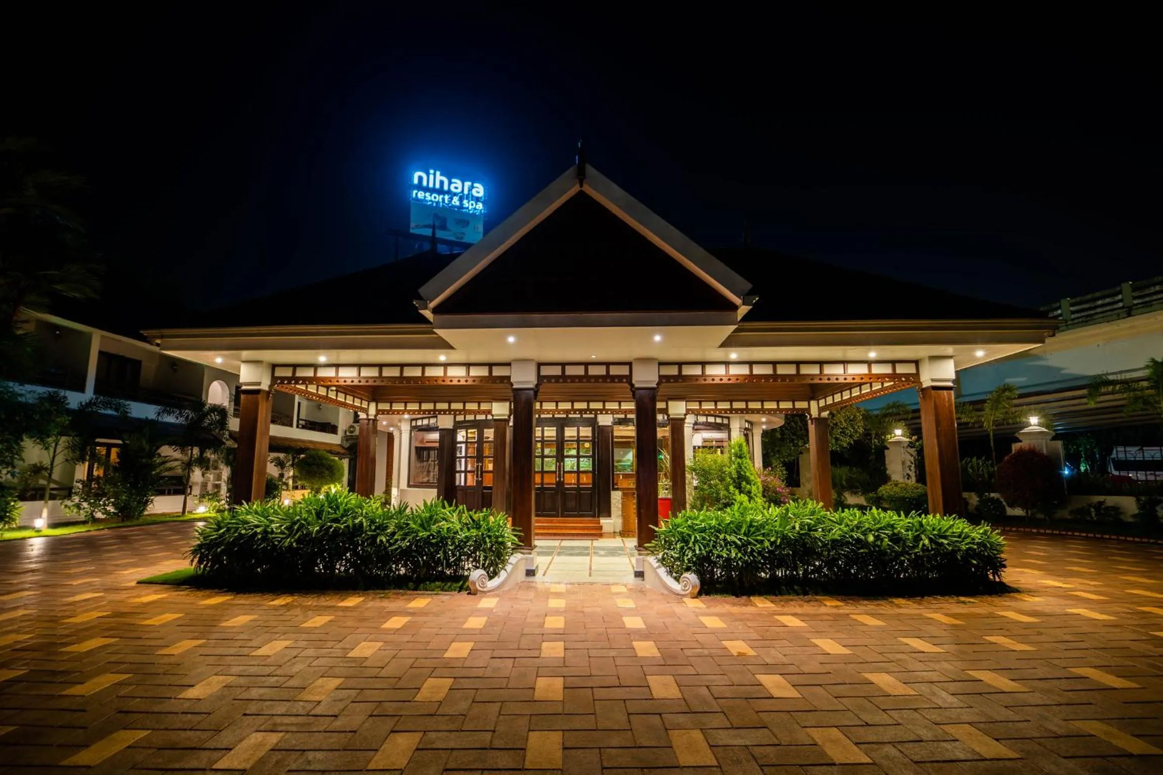 Facade/entrance in Nihara Resort and Spa Cochin