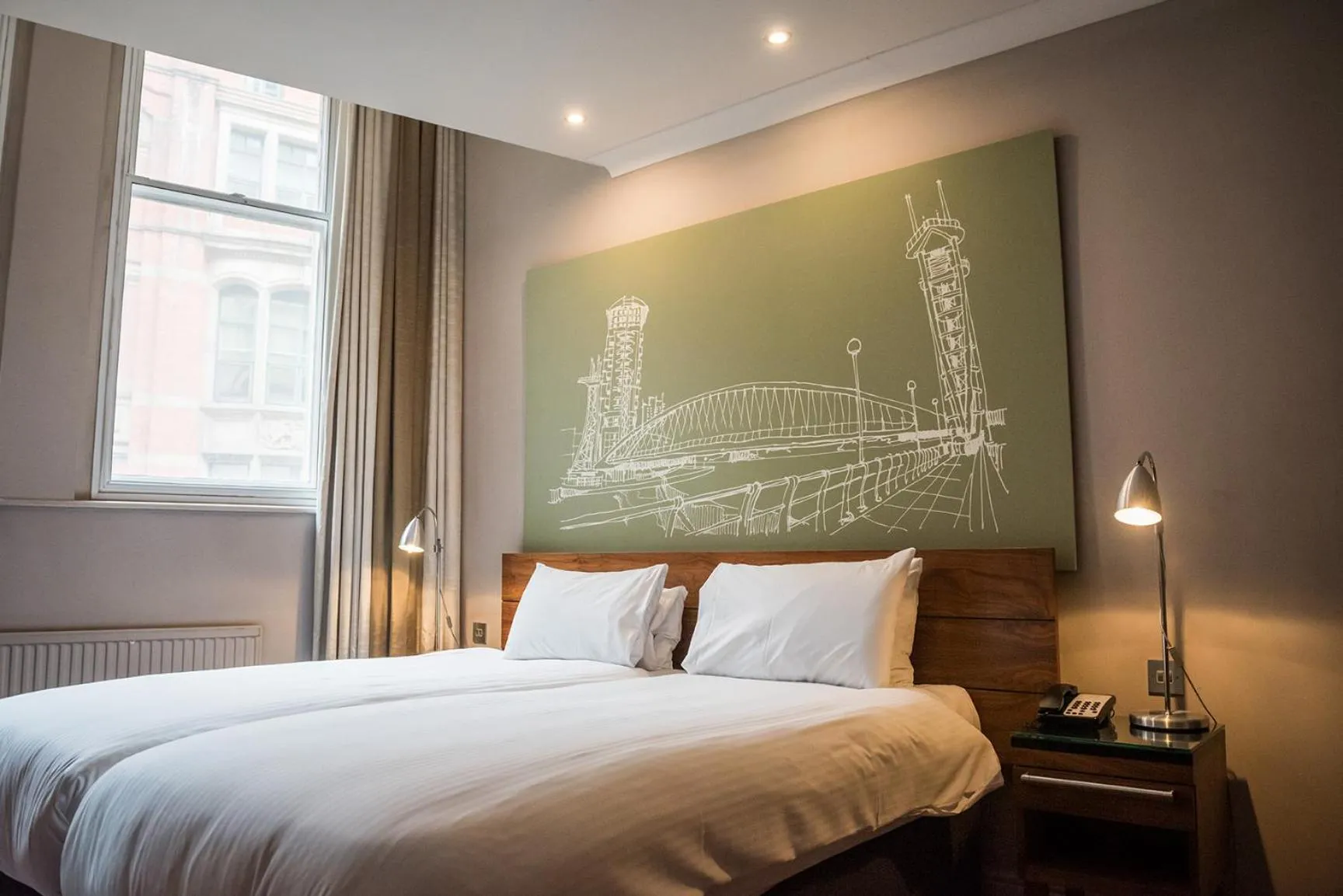 Bed in The Townhouse Manchester