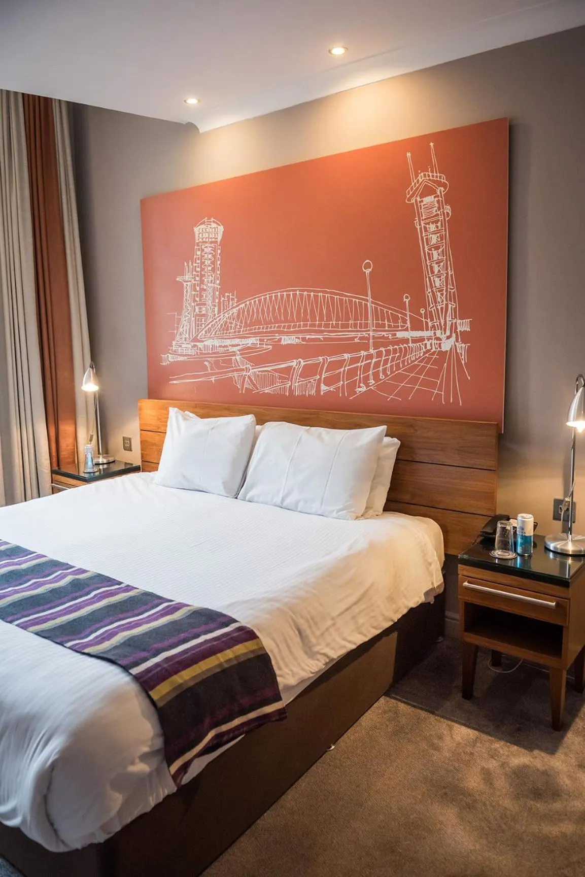 Bed in The Townhouse Manchester