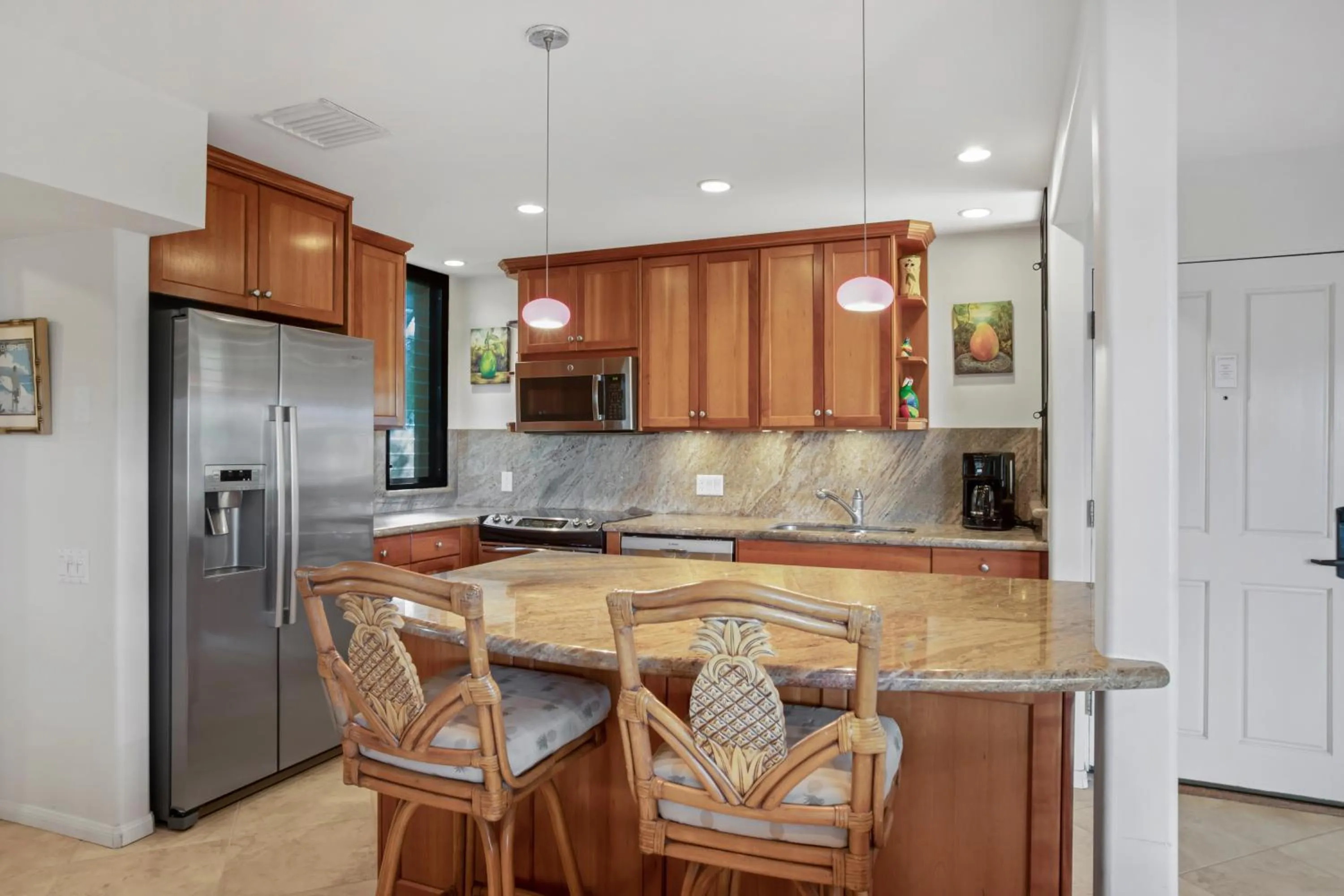 Kitchen or kitchenette in Wailea Elua Village - CoralTree Residence Collection