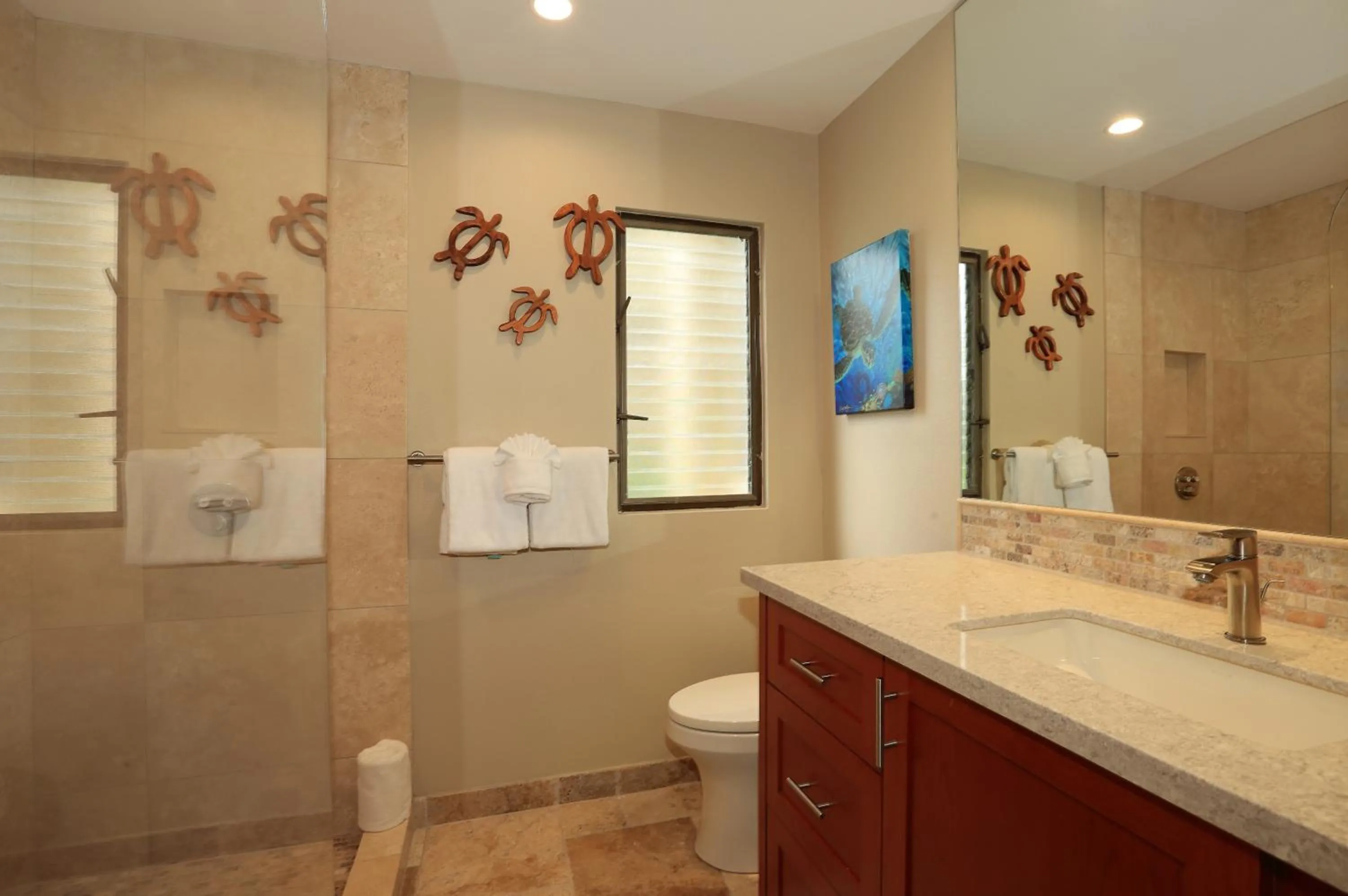 Bathroom in Wailea Elua Village - CoralTree Residence Collection