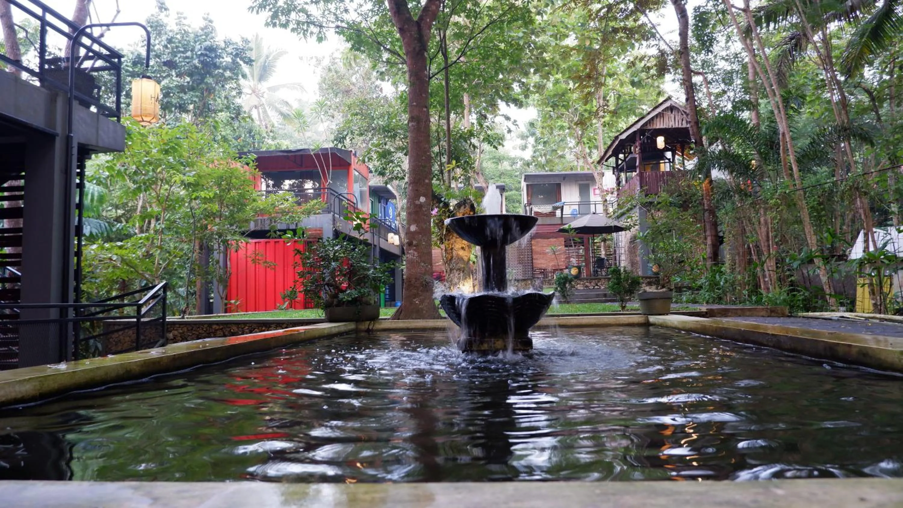 Property building in Hau Eco Lodges Citumang Pangandaran