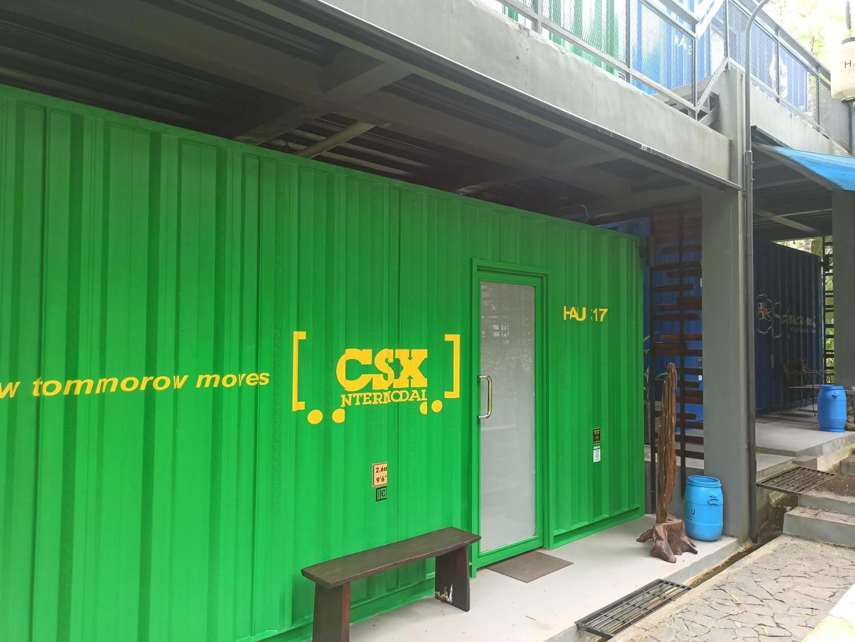 Balcony/Terrace in Hau Eco Lodges Citumang Pangandaran