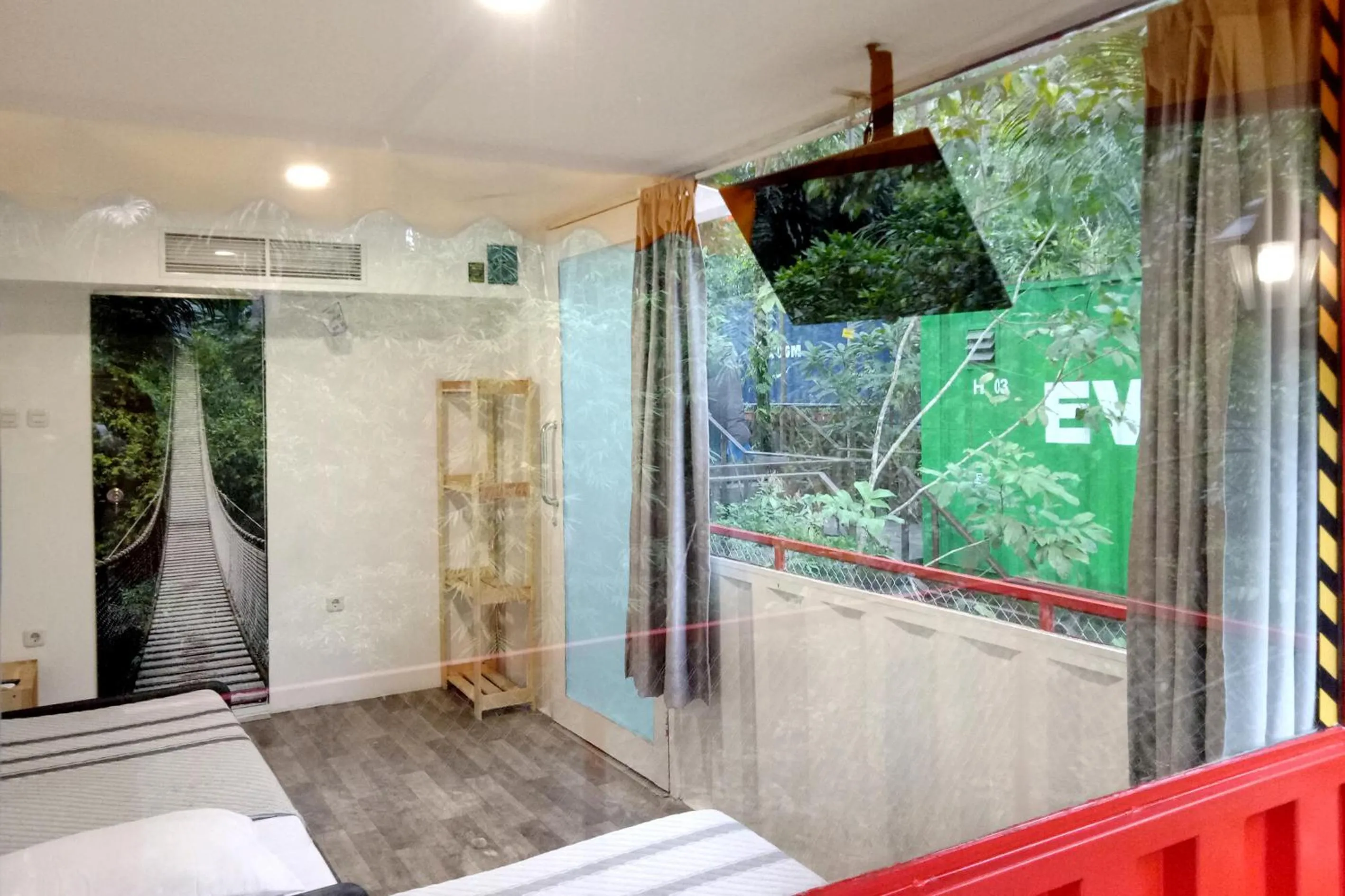 Bedroom in Hau Eco Lodges Citumang Pangandaran