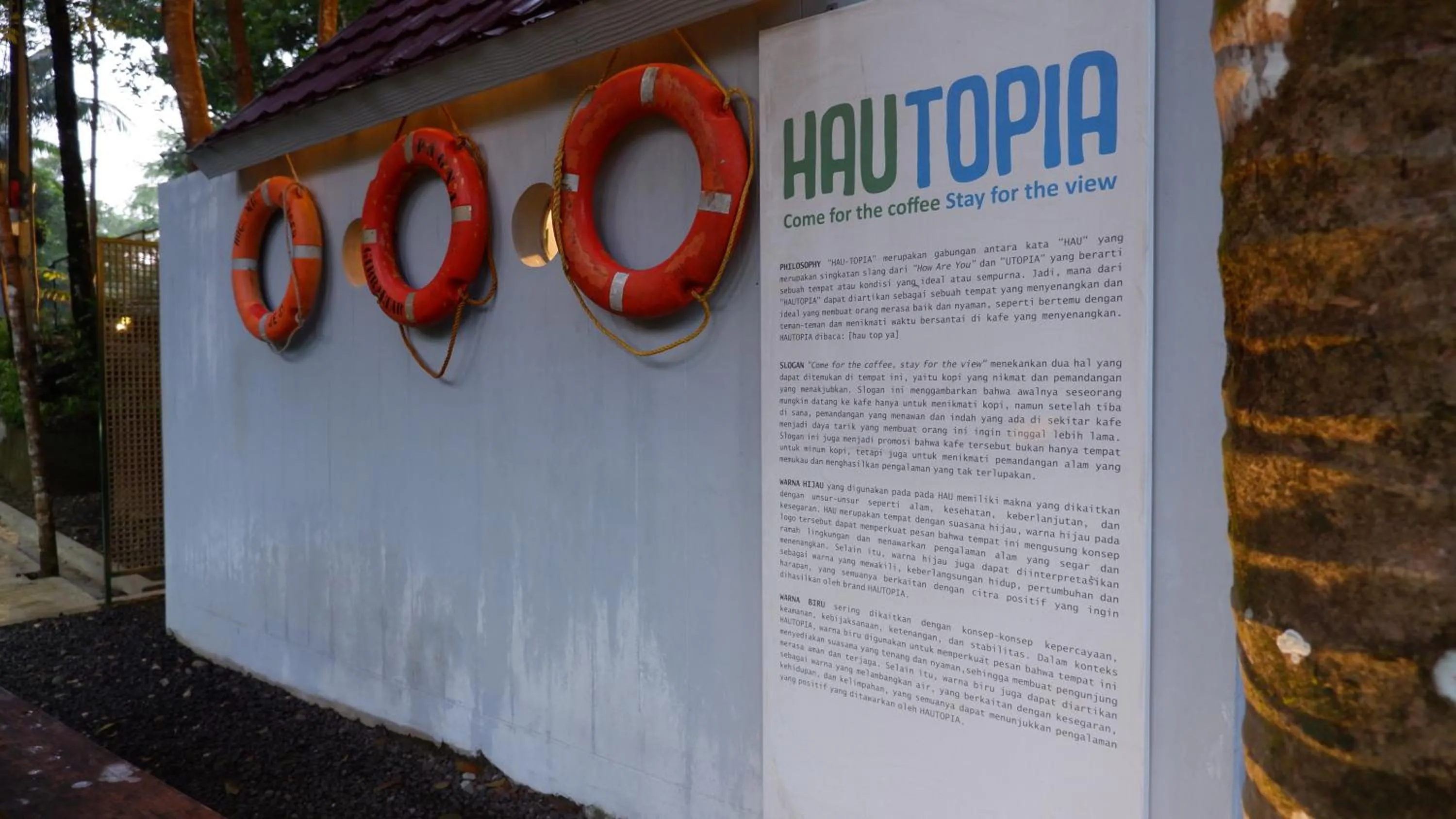 Property building in Hau Eco Lodges Citumang Pangandaran