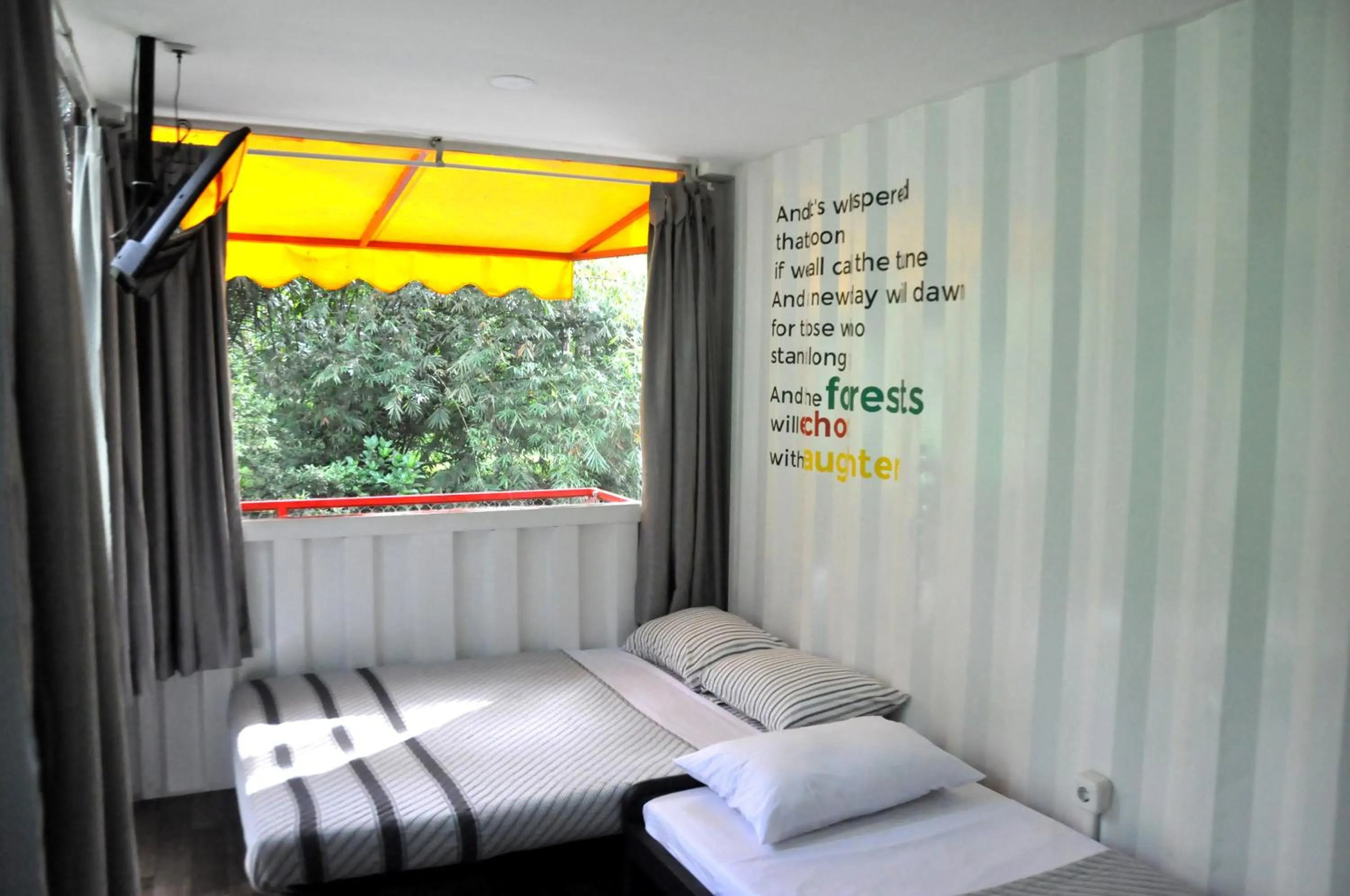 Bed in Hau Eco Lodges Citumang Pangandaran