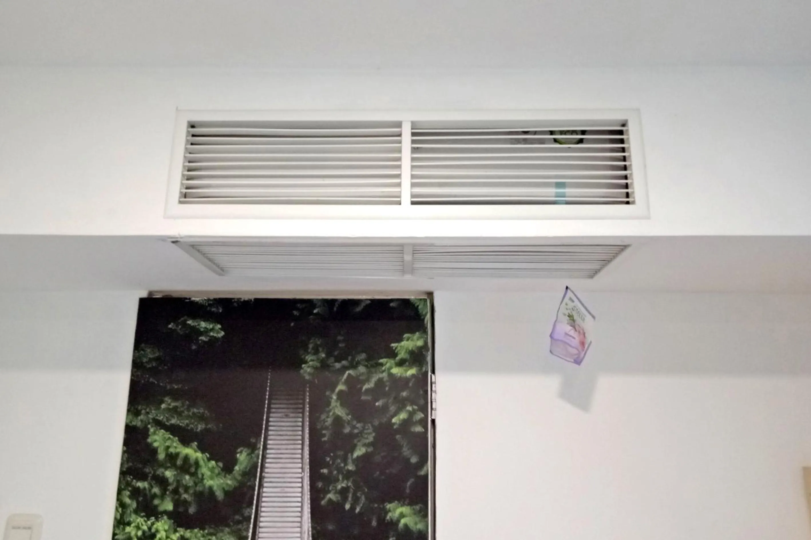 air conditioner in Hau Eco Lodges Citumang Pangandaran