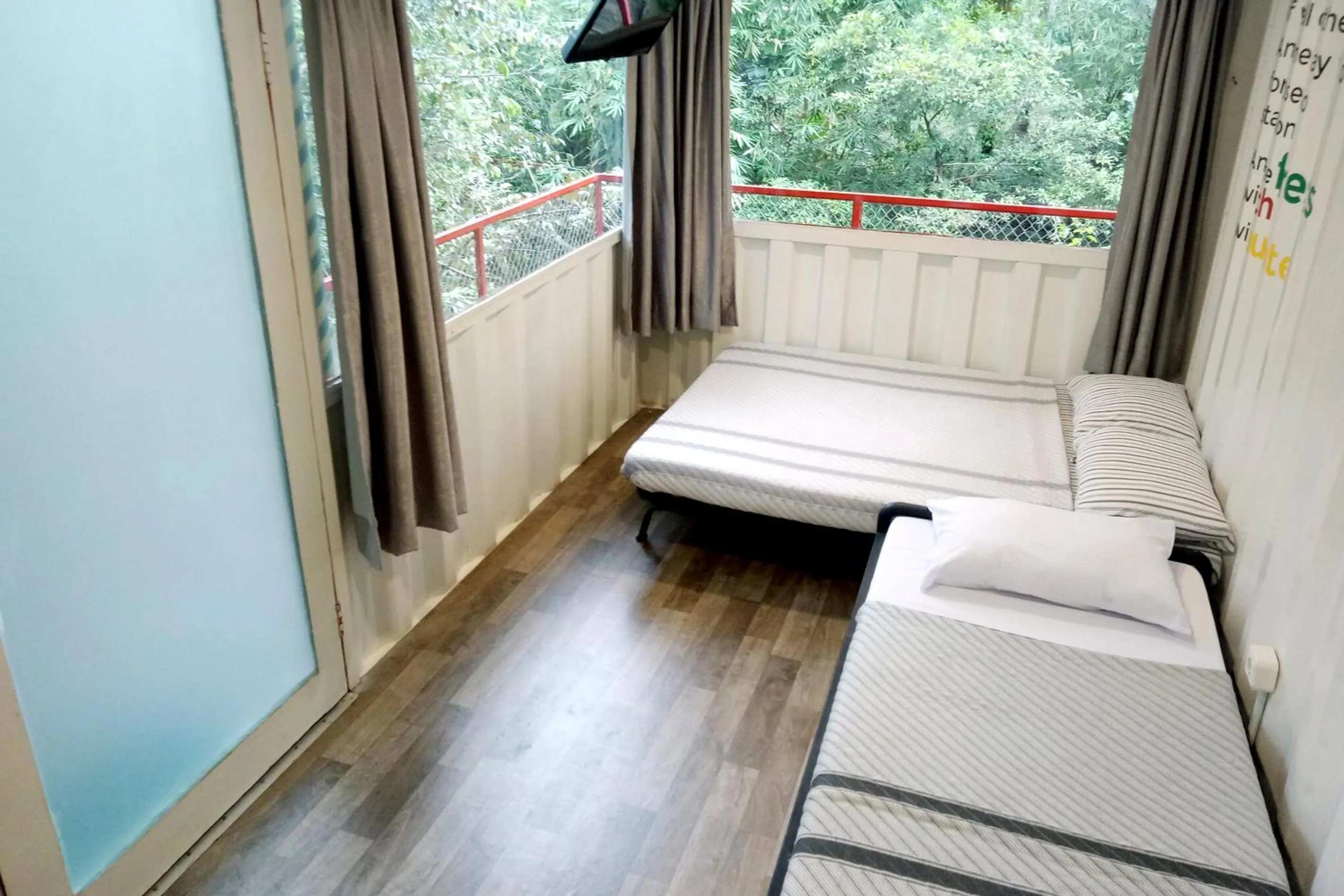 Bed in Hau Eco Lodges Citumang Pangandaran