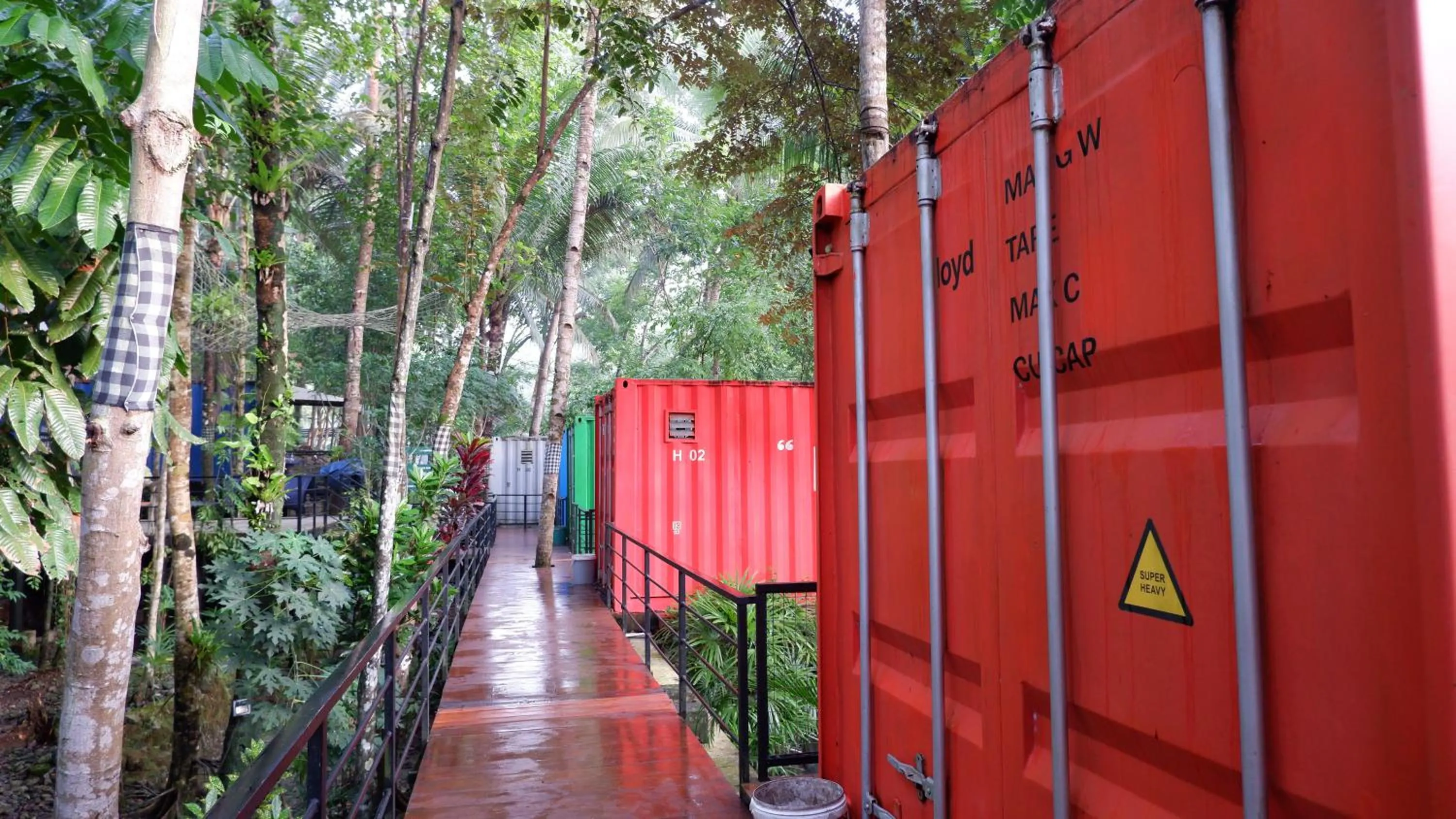 Bedroom in Hau Eco Lodges Citumang Pangandaran