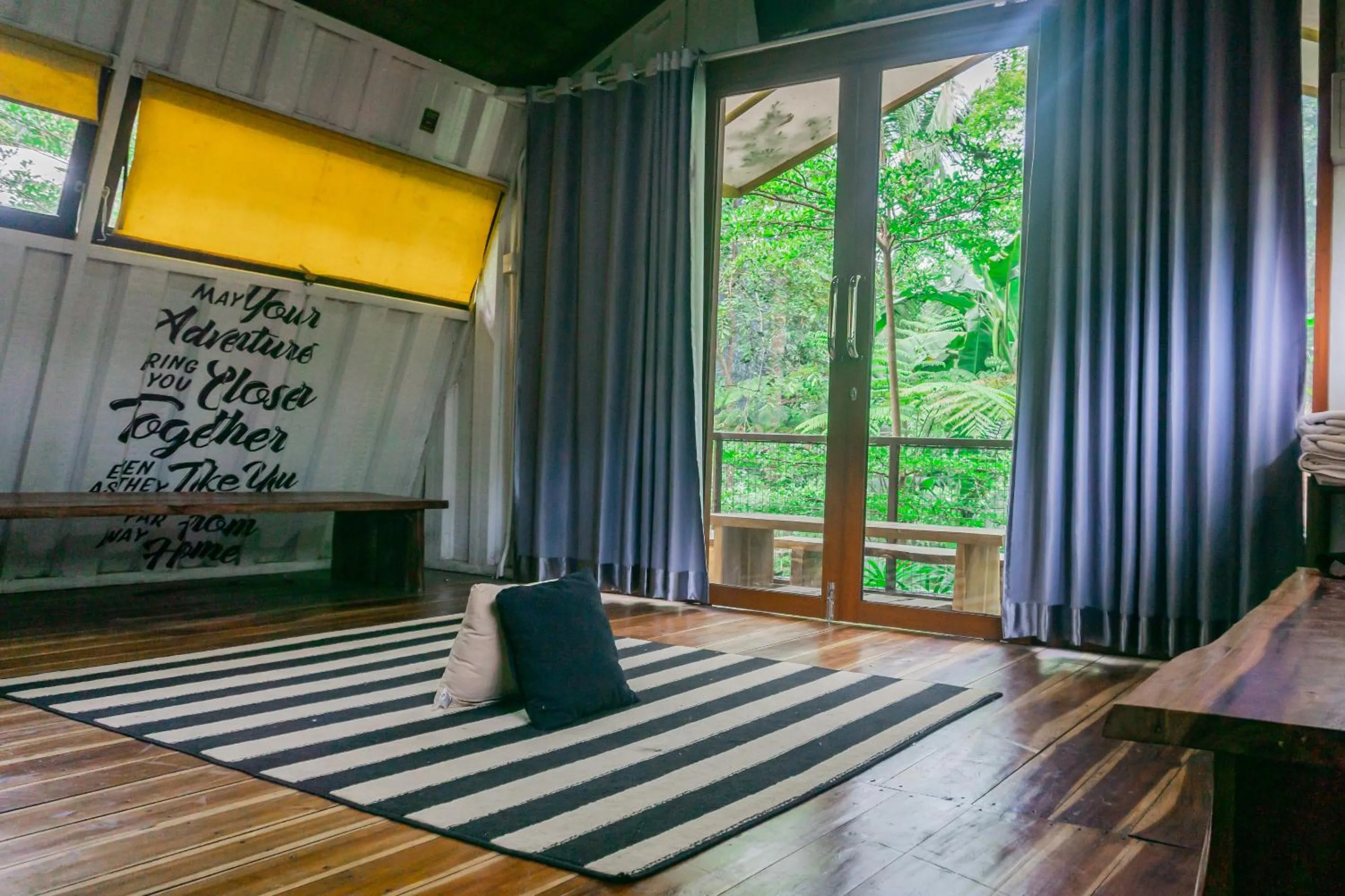 Living room in Hau Eco Lodges Citumang Pangandaran