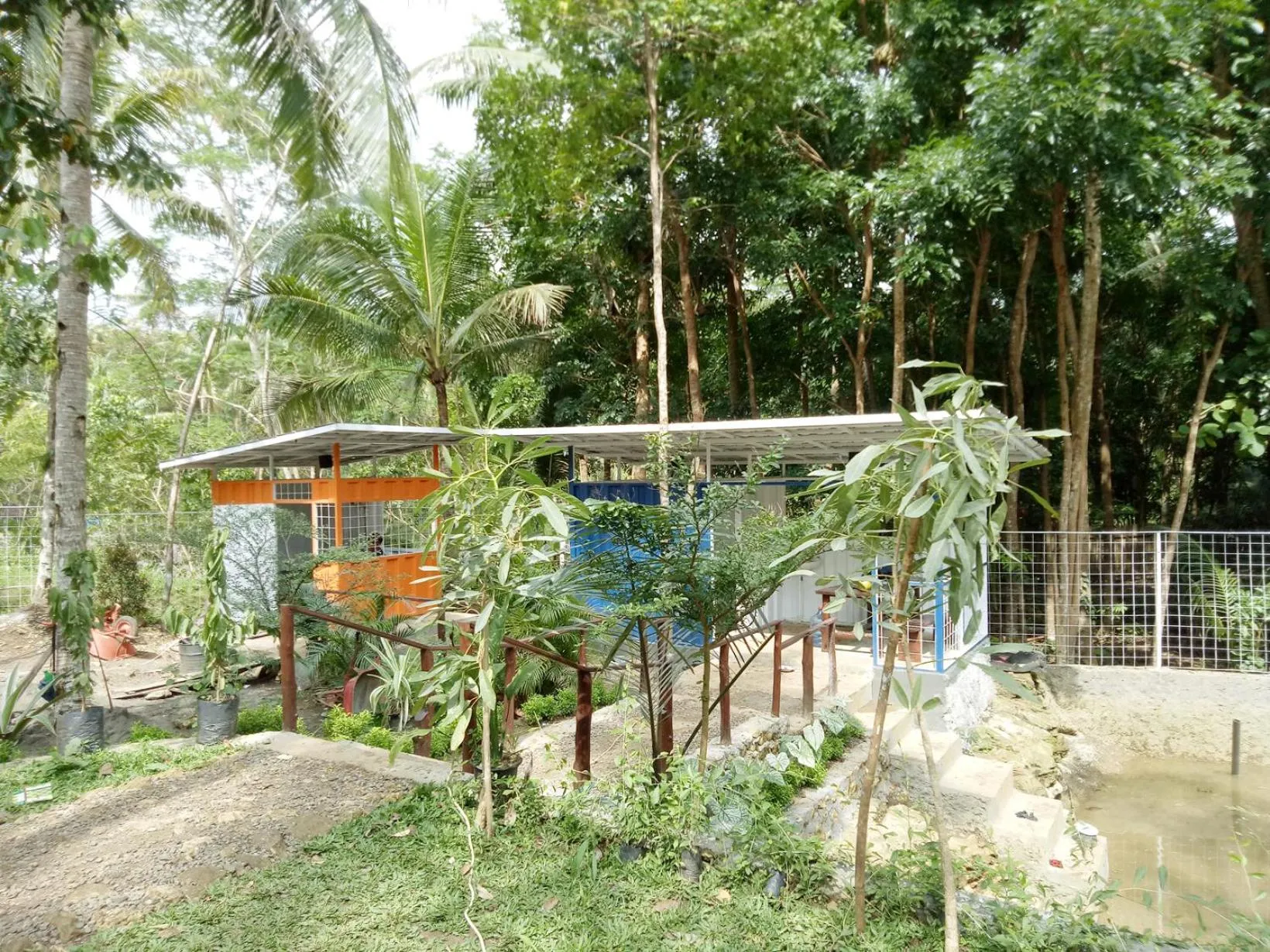Communal kitchen in Hau Eco Lodges Citumang Pangandaran