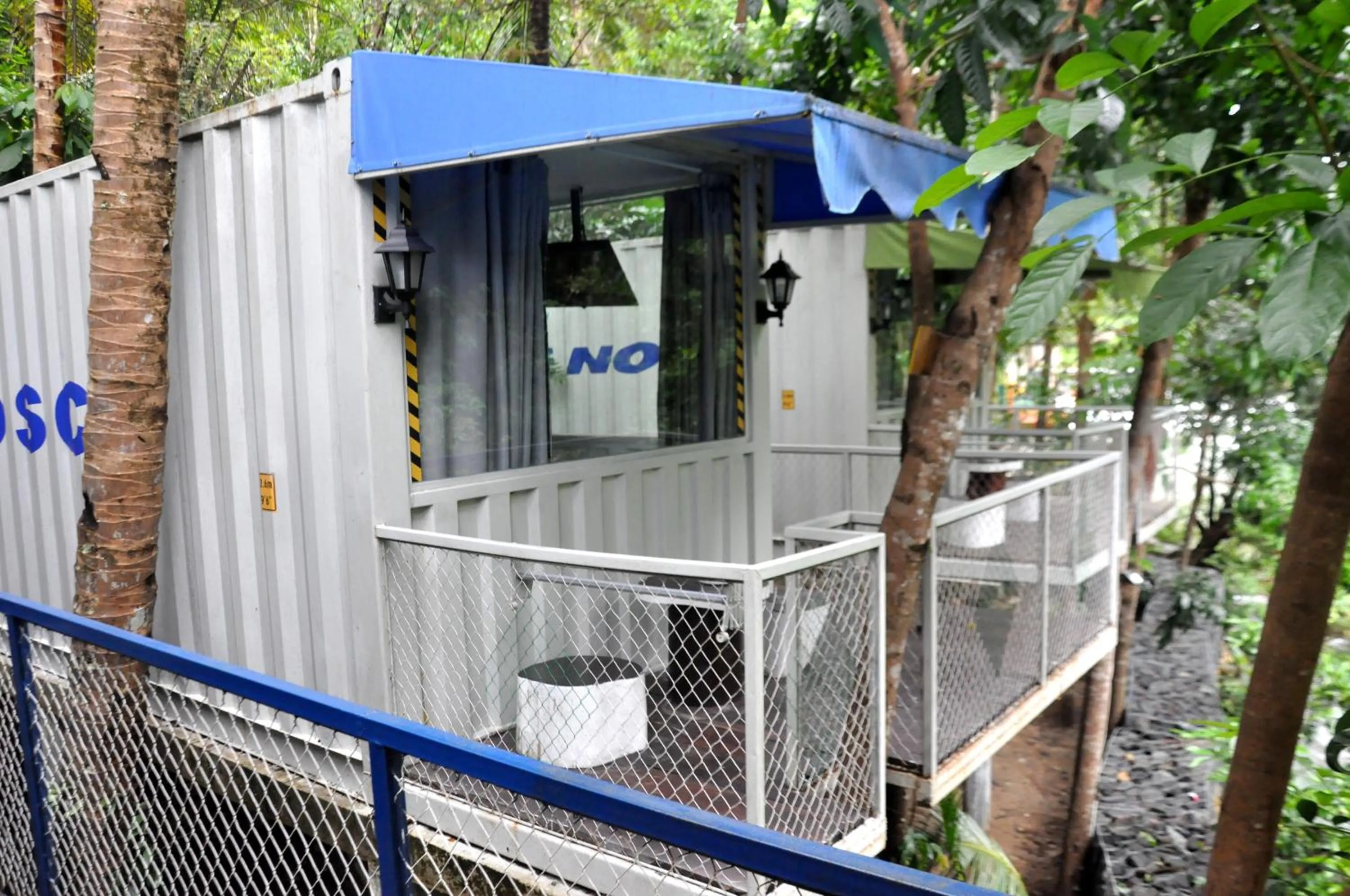 Balcony/Terrace in Hau Eco Lodges Citumang Pangandaran