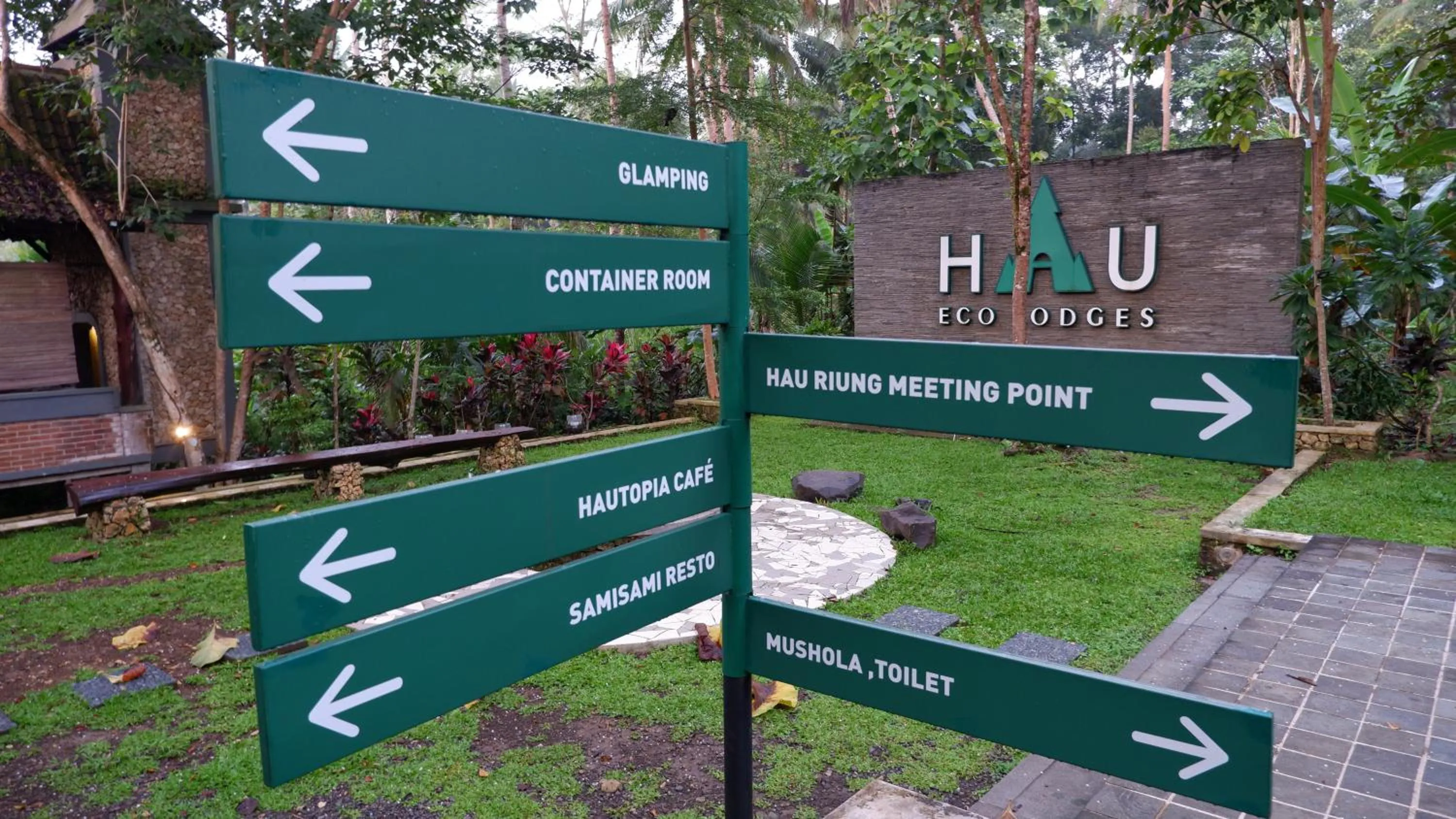 Property building in Hau Eco Lodges Citumang Pangandaran