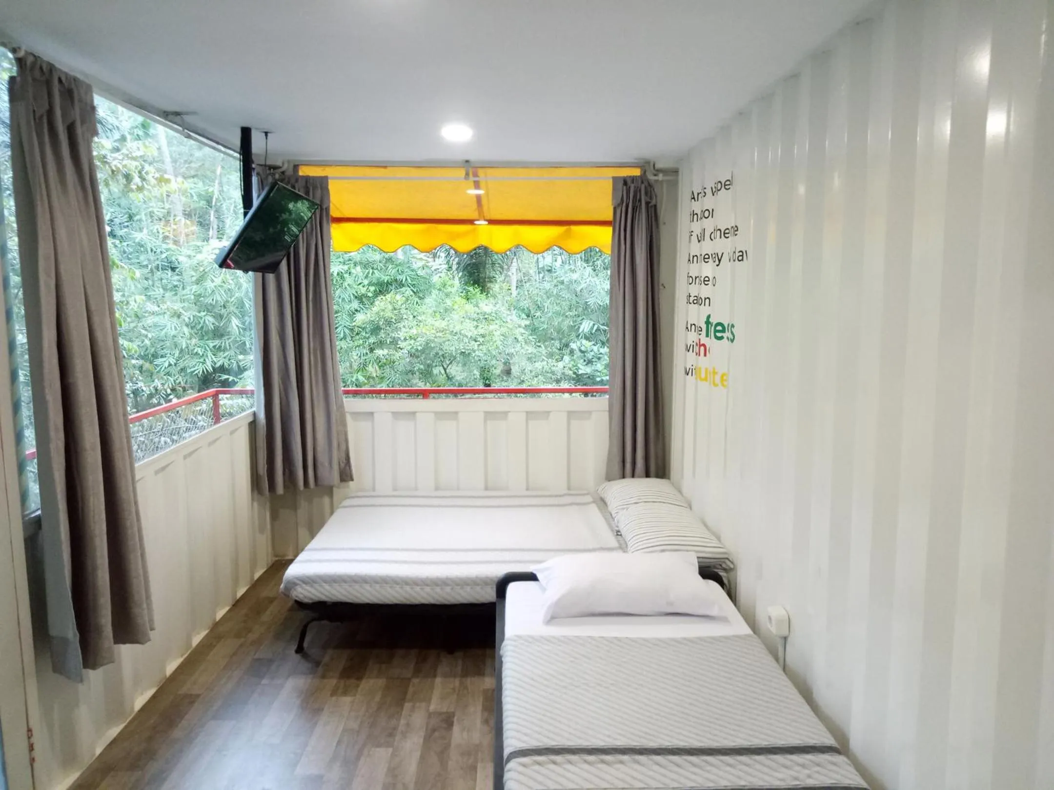 Bedroom, Bed in Hau Eco Lodges Citumang Pangandaran