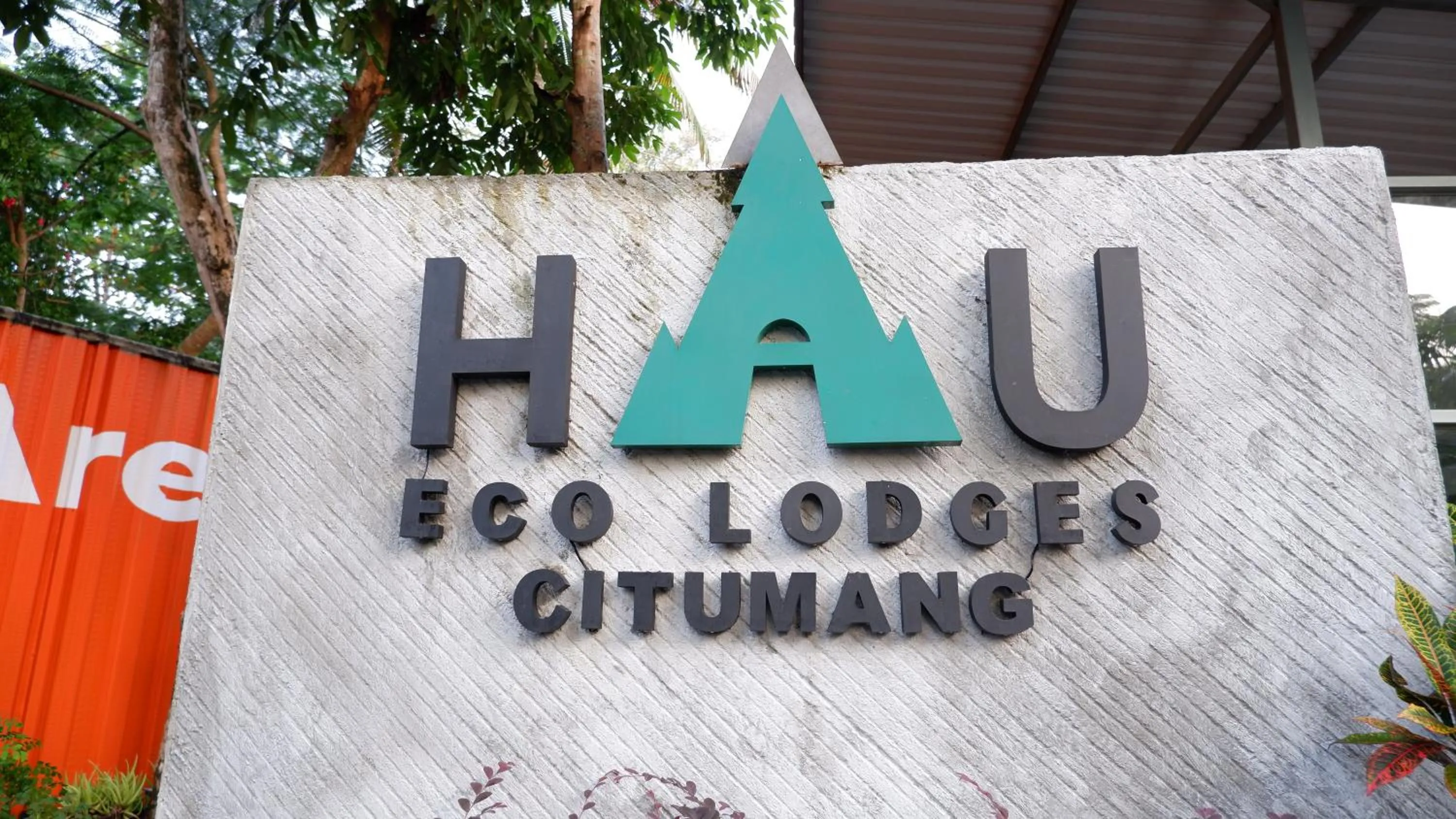 Property building in Hau Eco Lodges Citumang Pangandaran
