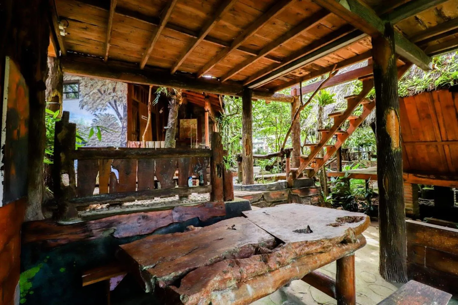 Garden in Rimbono Homestay