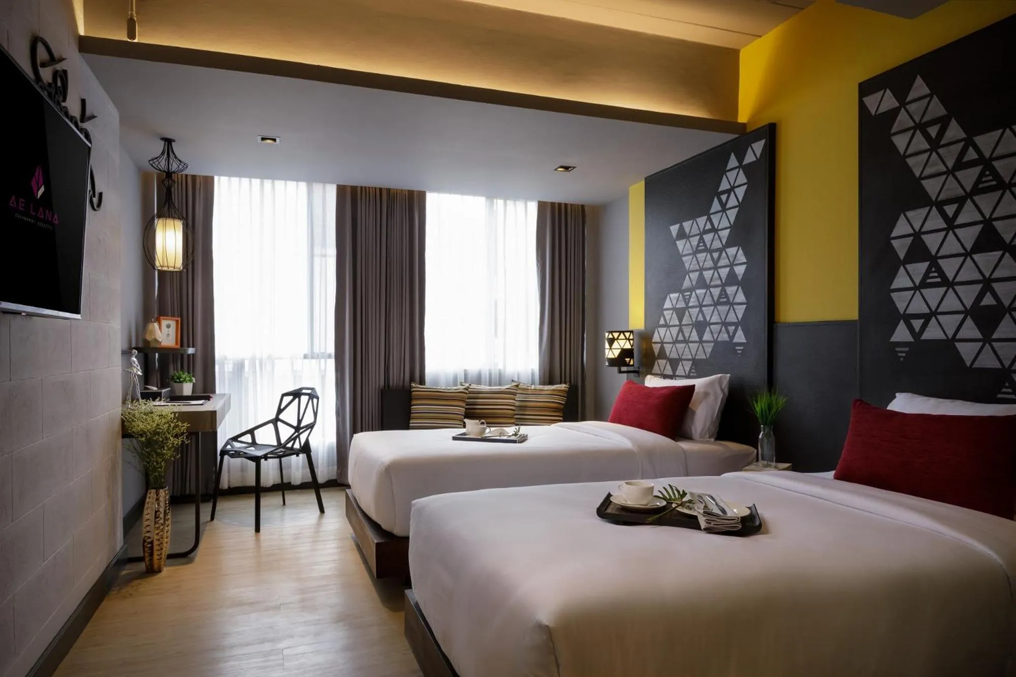 Bed in Ae Lana Chiangmai Hotel