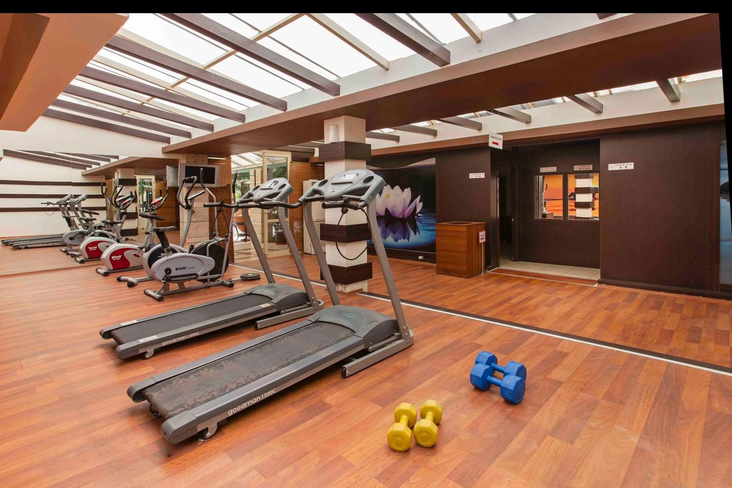 Fitness centre/facilities in Polat Thermal Hotel
