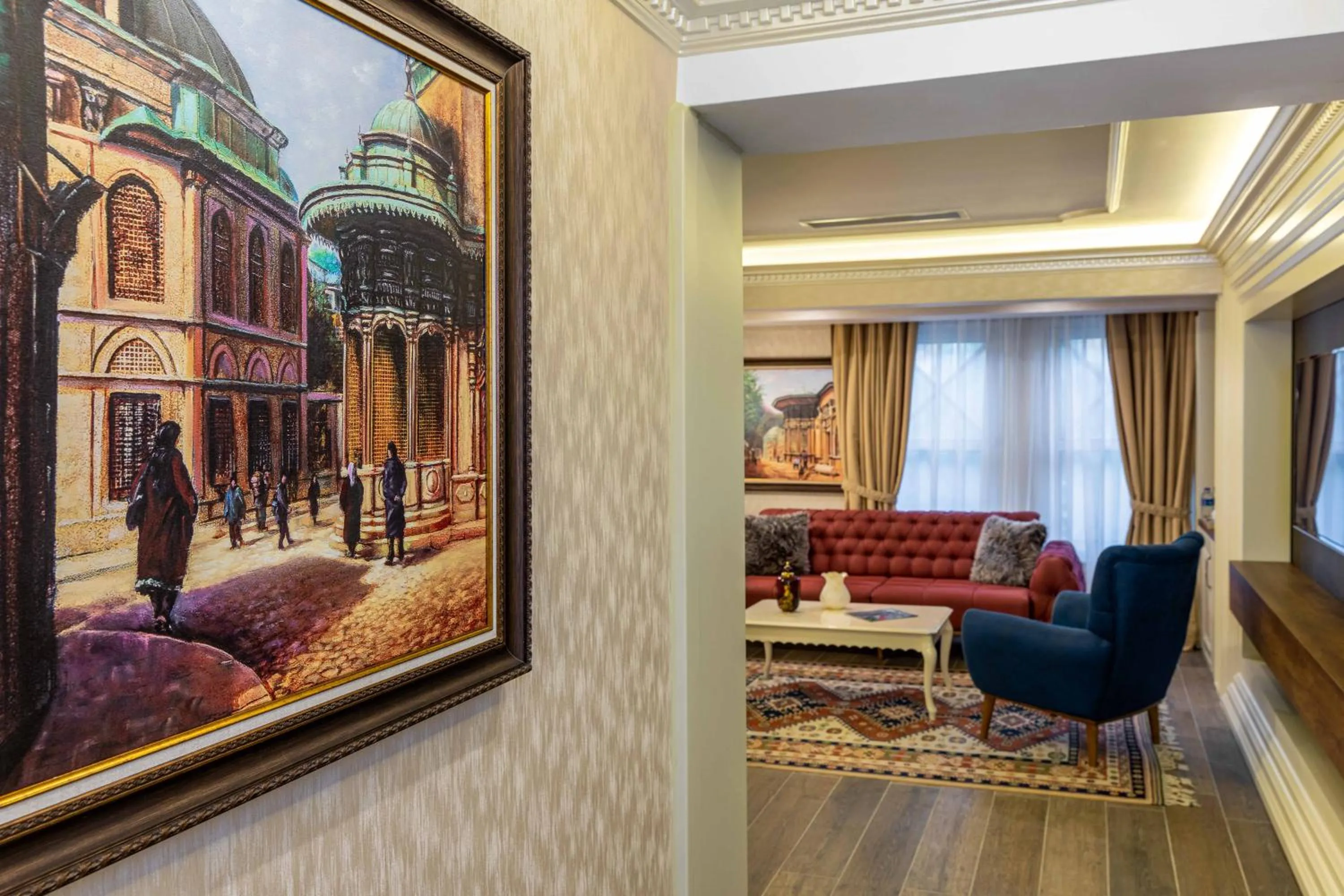 Decorative detail in Polat Thermal Hotel